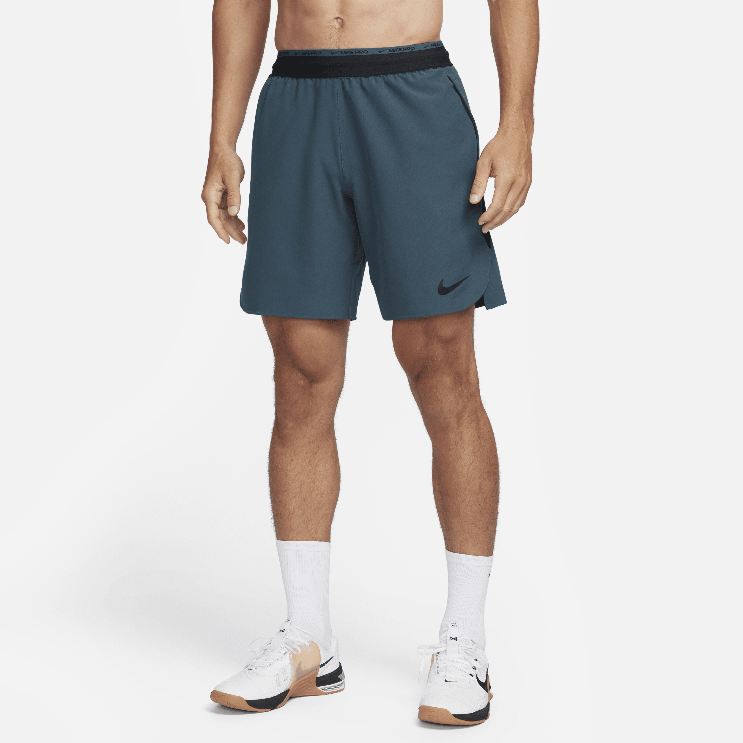 Nike Dri-FIT Flex Rep Pro Collection Niet-gevoerde trainingsshorts voor heren (van 20 cm) - Groen
