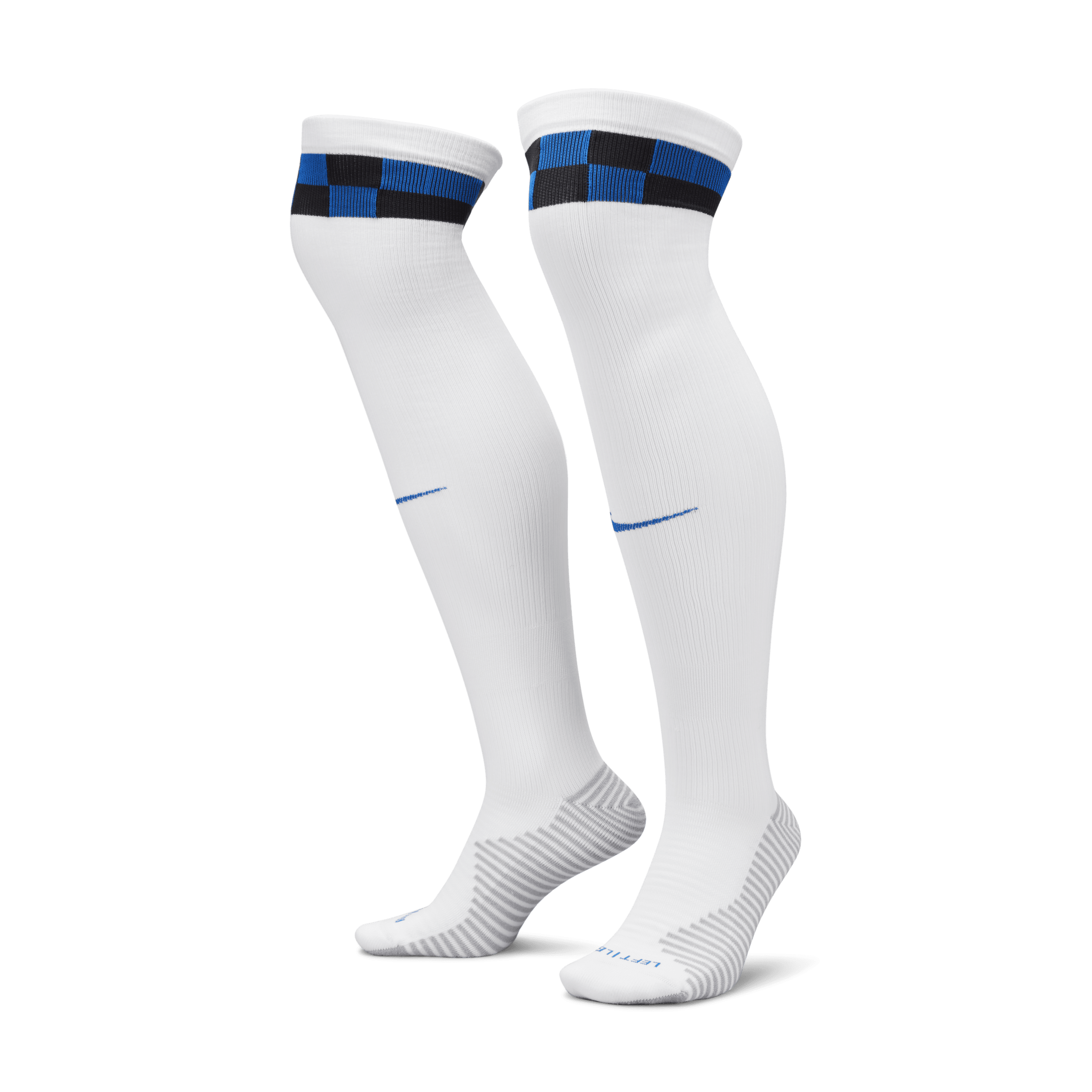 Nike Primera y segunda equipación Inter de Milán Strike Medias de fútbol hasta la rodilla - Blanco