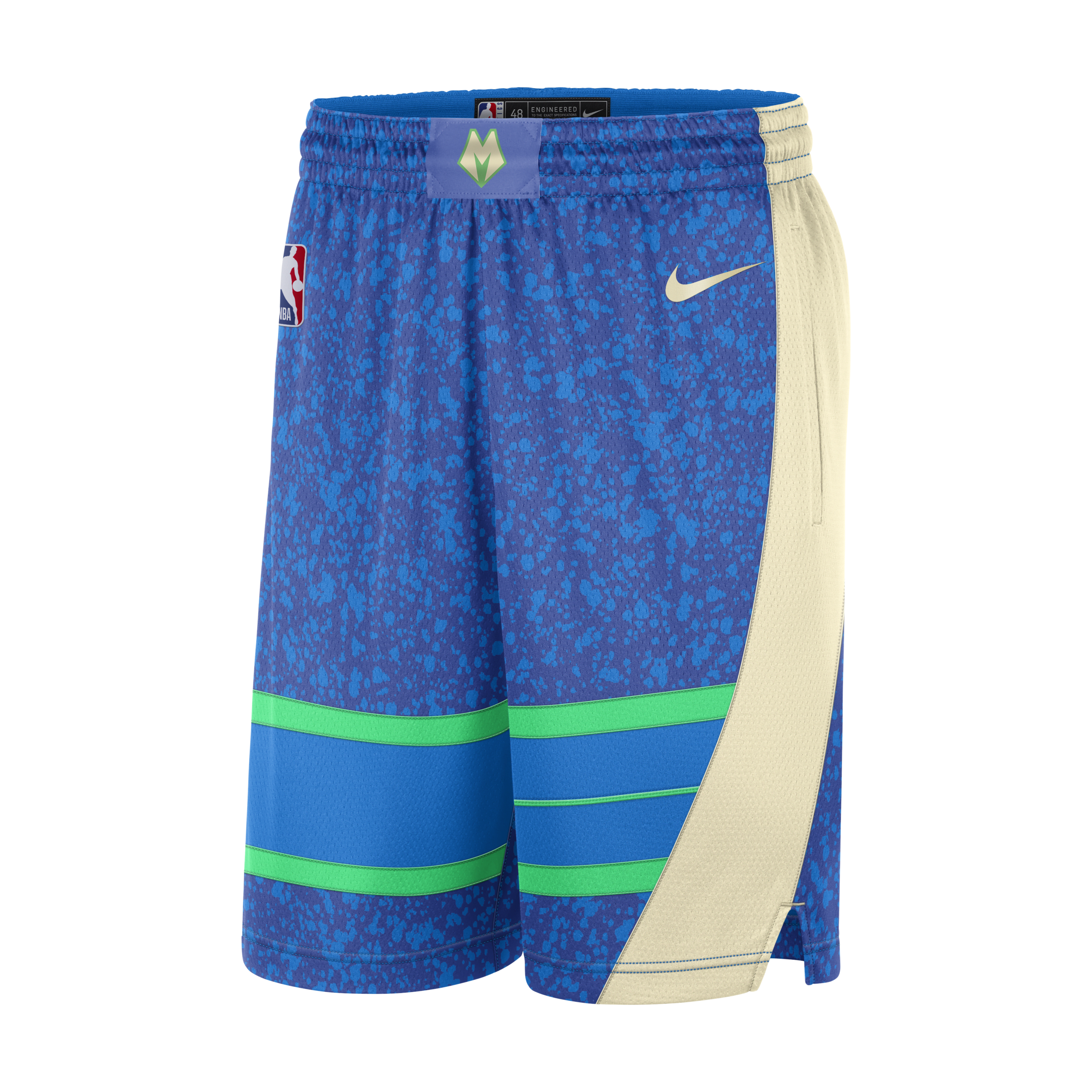 Shorts Milwaukee Bucks City Edition 2023/24 Nike Dri-FIT Swingman NBA – Uomo - Blu