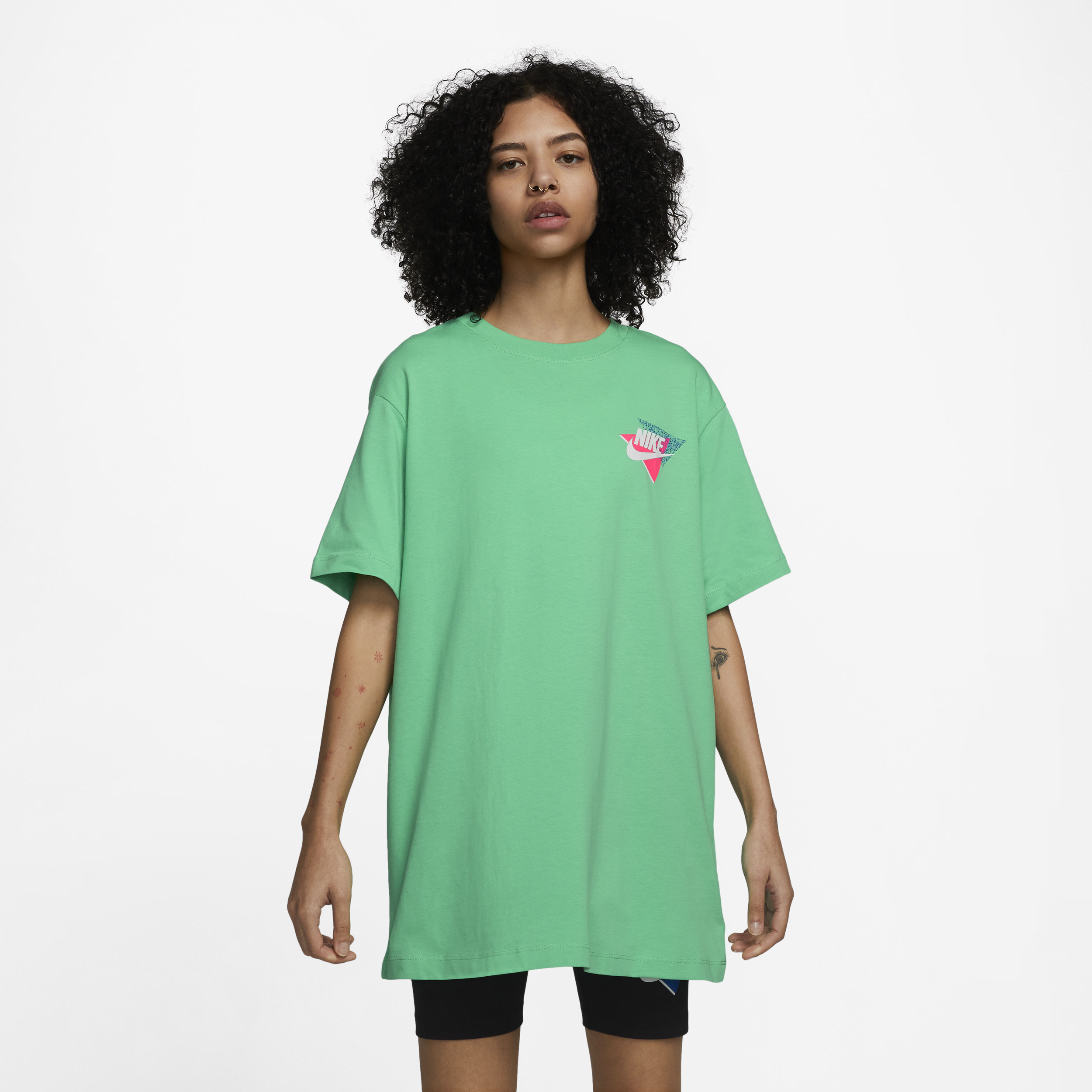 Nike Sportswear-T-shirt til kvinder - grøn