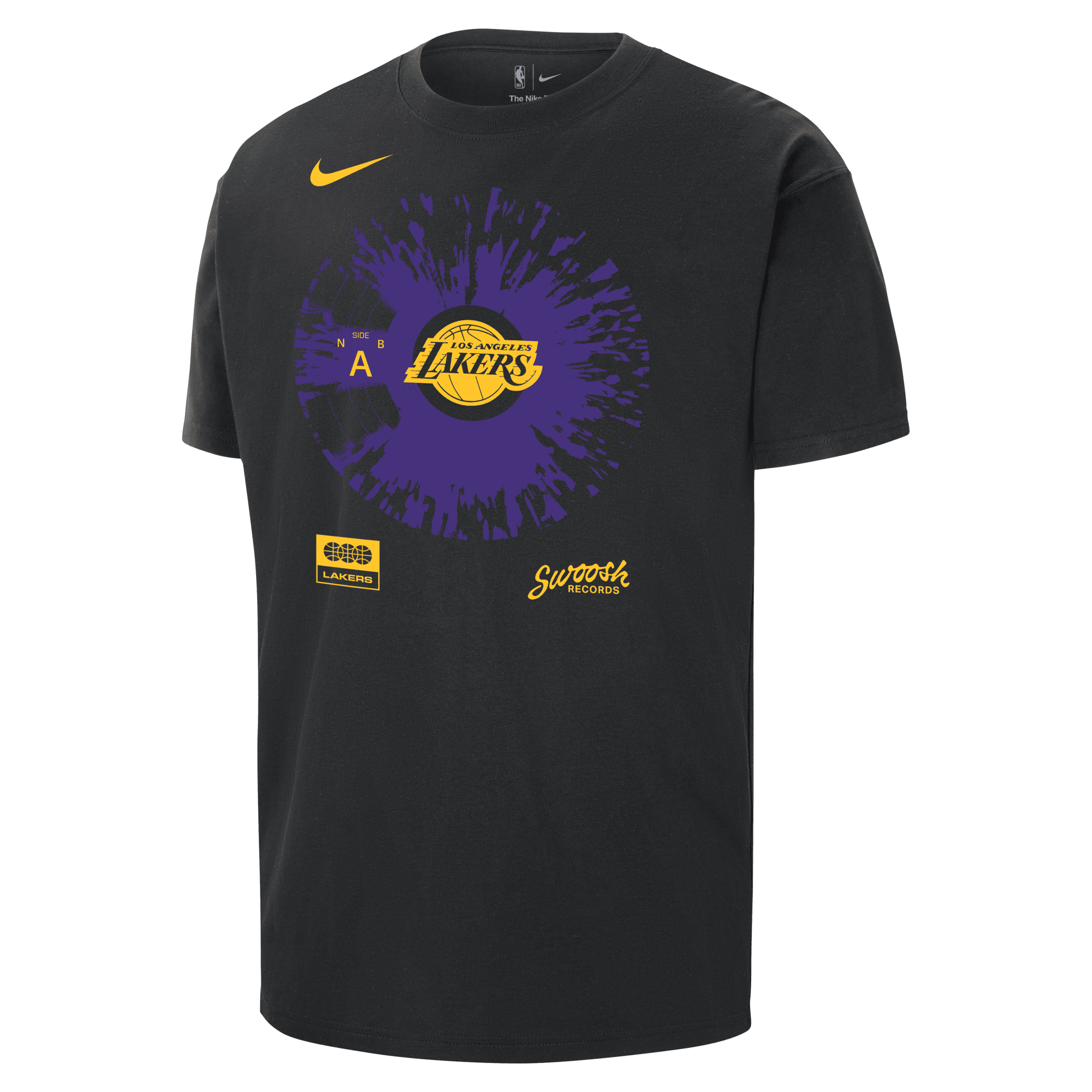 Los Angeles Lakers Max90 Nike NBA-T-Shirt til mænd - sort