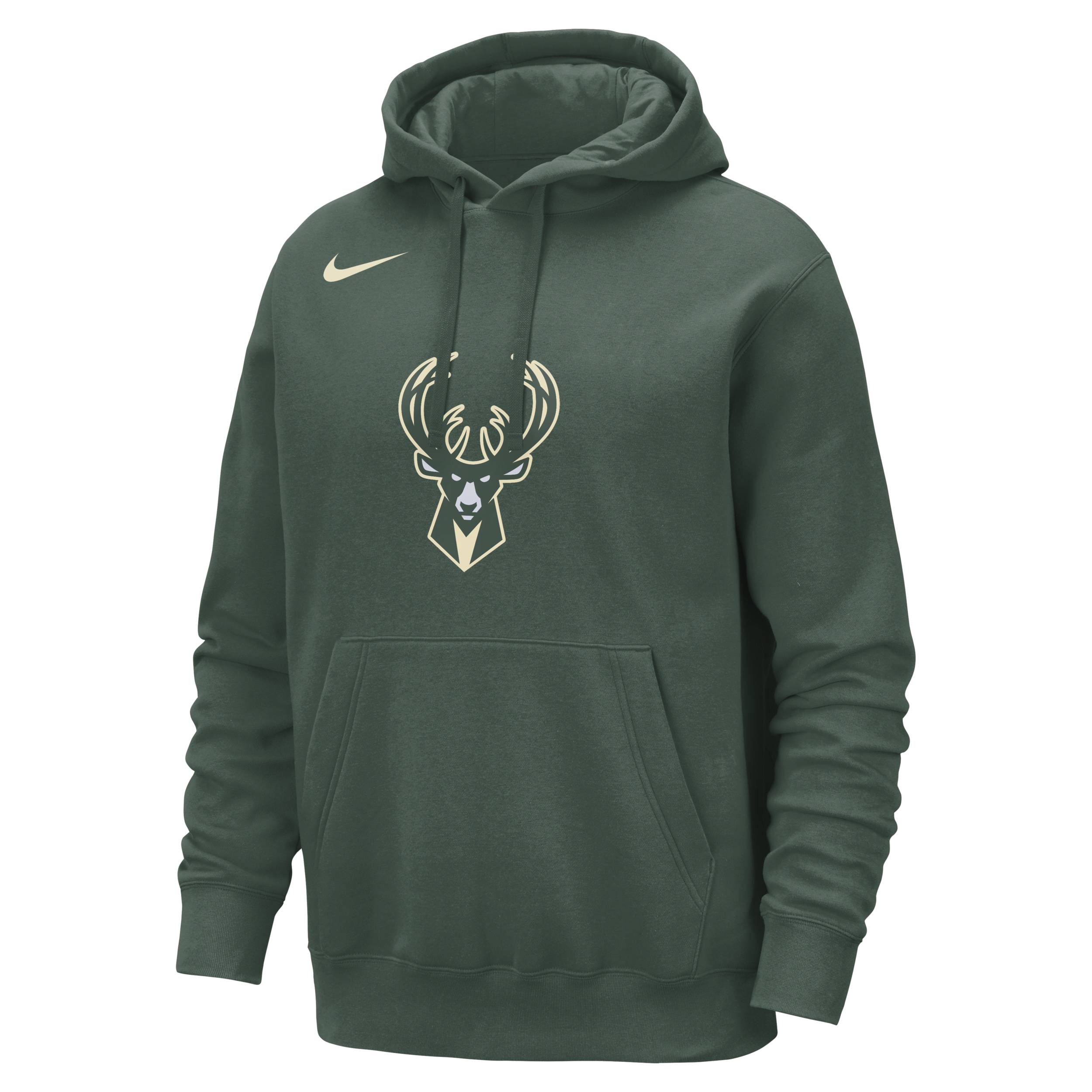 Milwaukee Bucks Club Nike NBA-hoodie voor heren - Groen