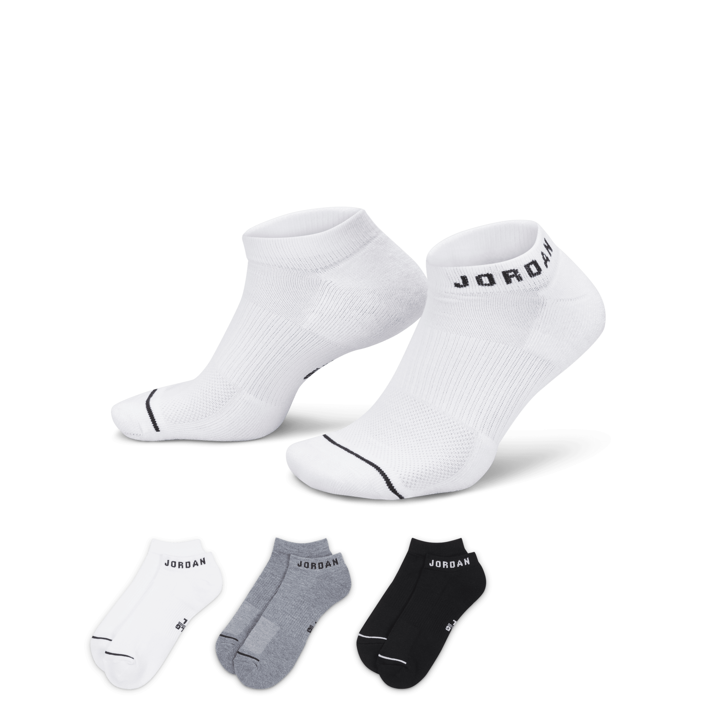 Jordan Calcetines invisibles de diario (3 pares) - Multicolor