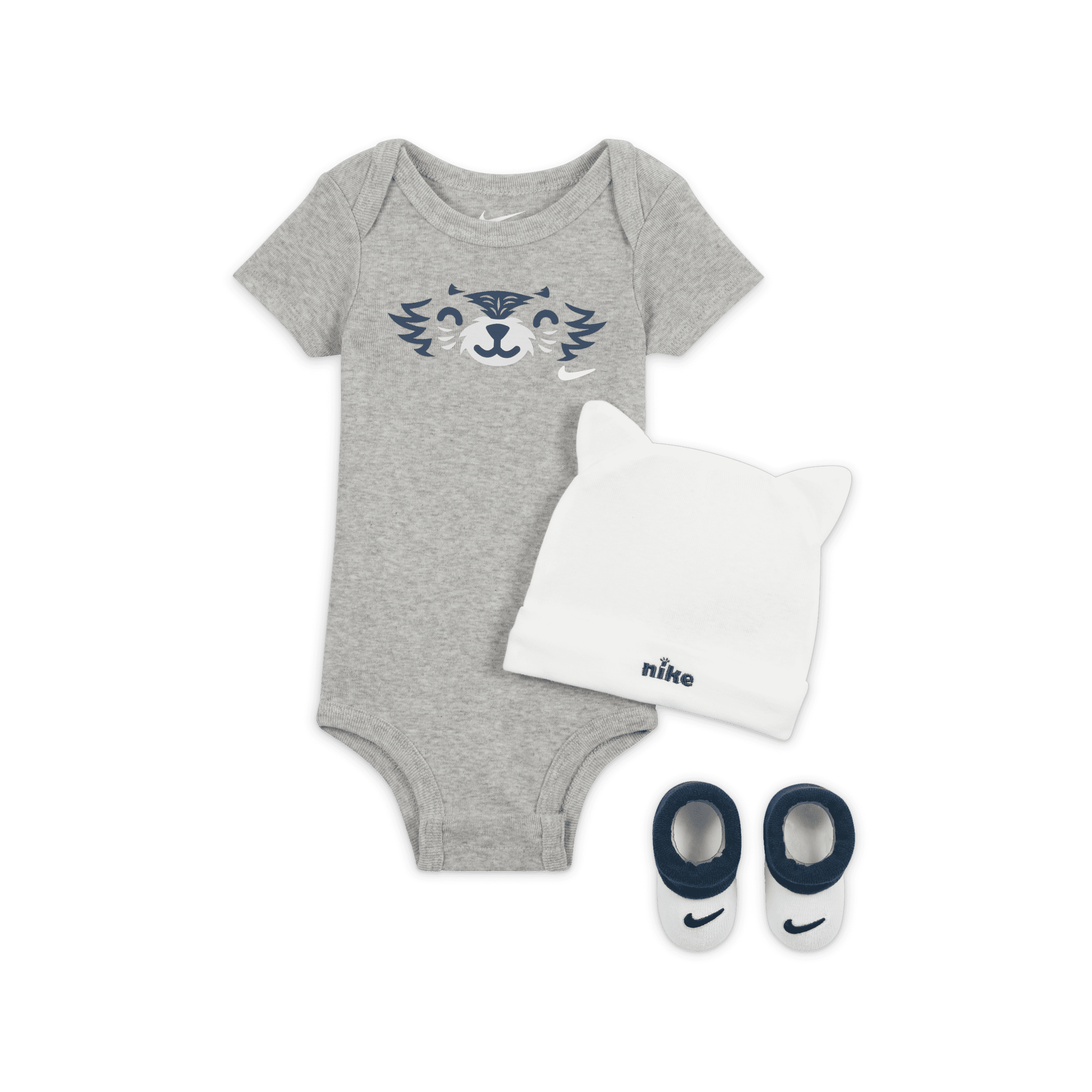 Nike KSA-gaveæske i tre dele til babyer (3-6 mdr.) - blå