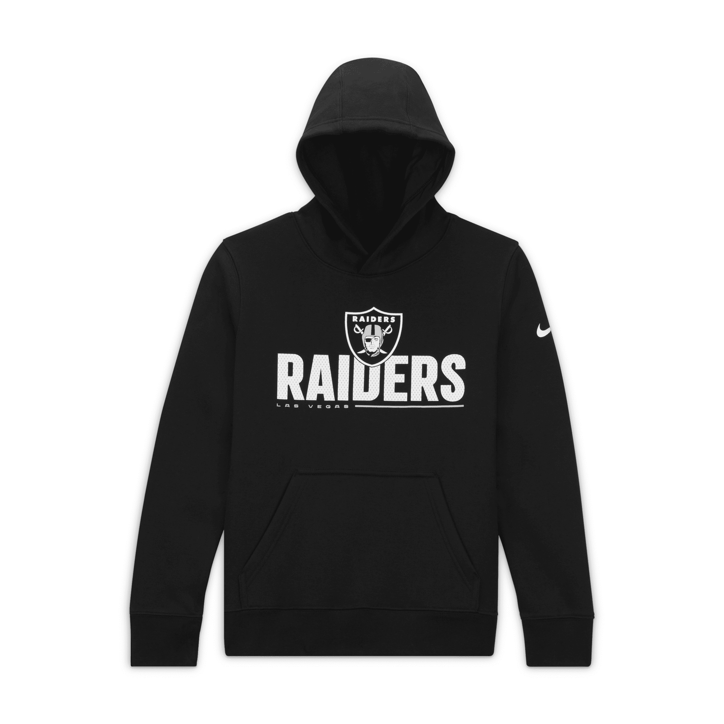 Felpa pullover con cappuccio Nike (NFL Las Vegas Raiders) – Ragazzi - Nero