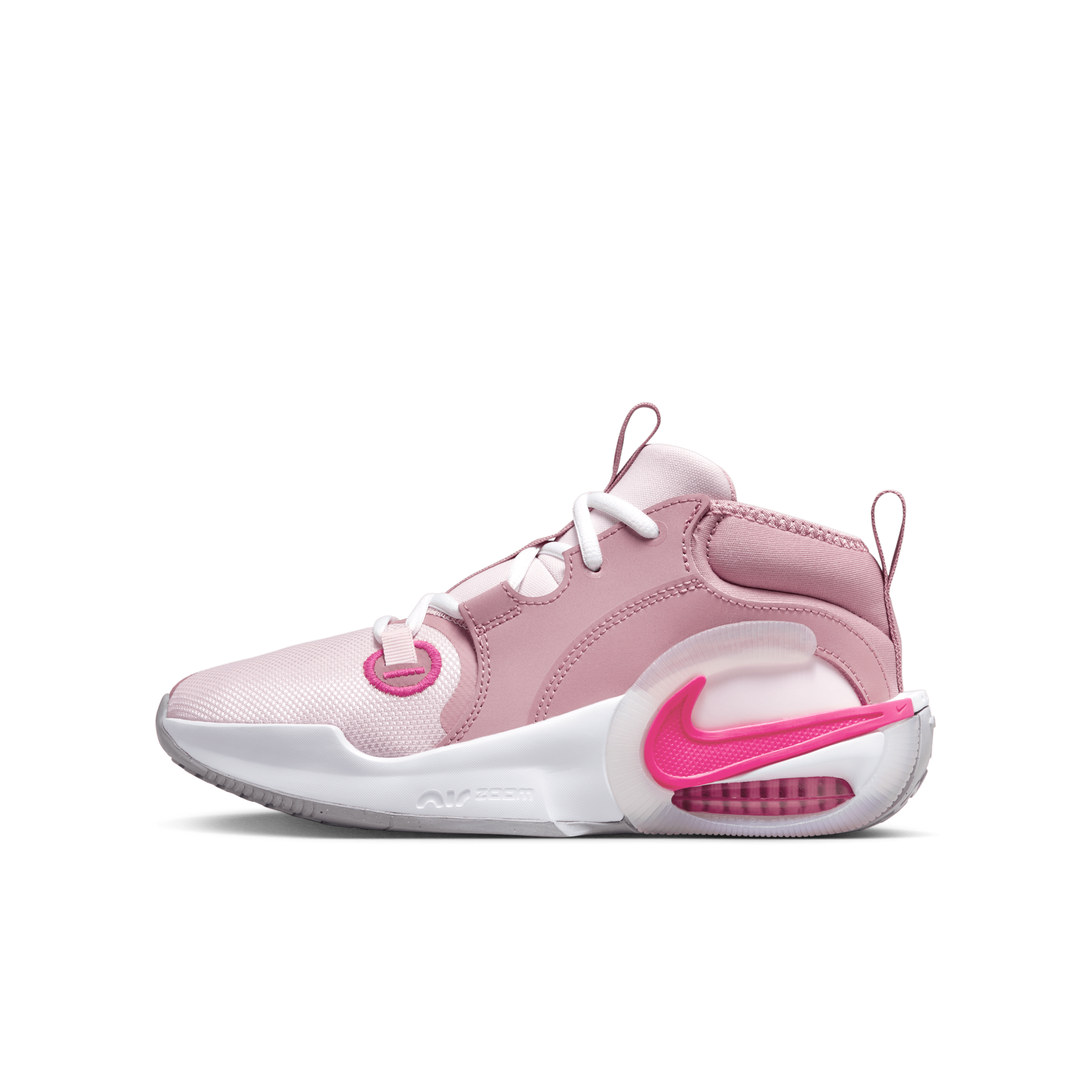 Nike Air Zoom Crossover 2-basketballsko til større børn - Pink