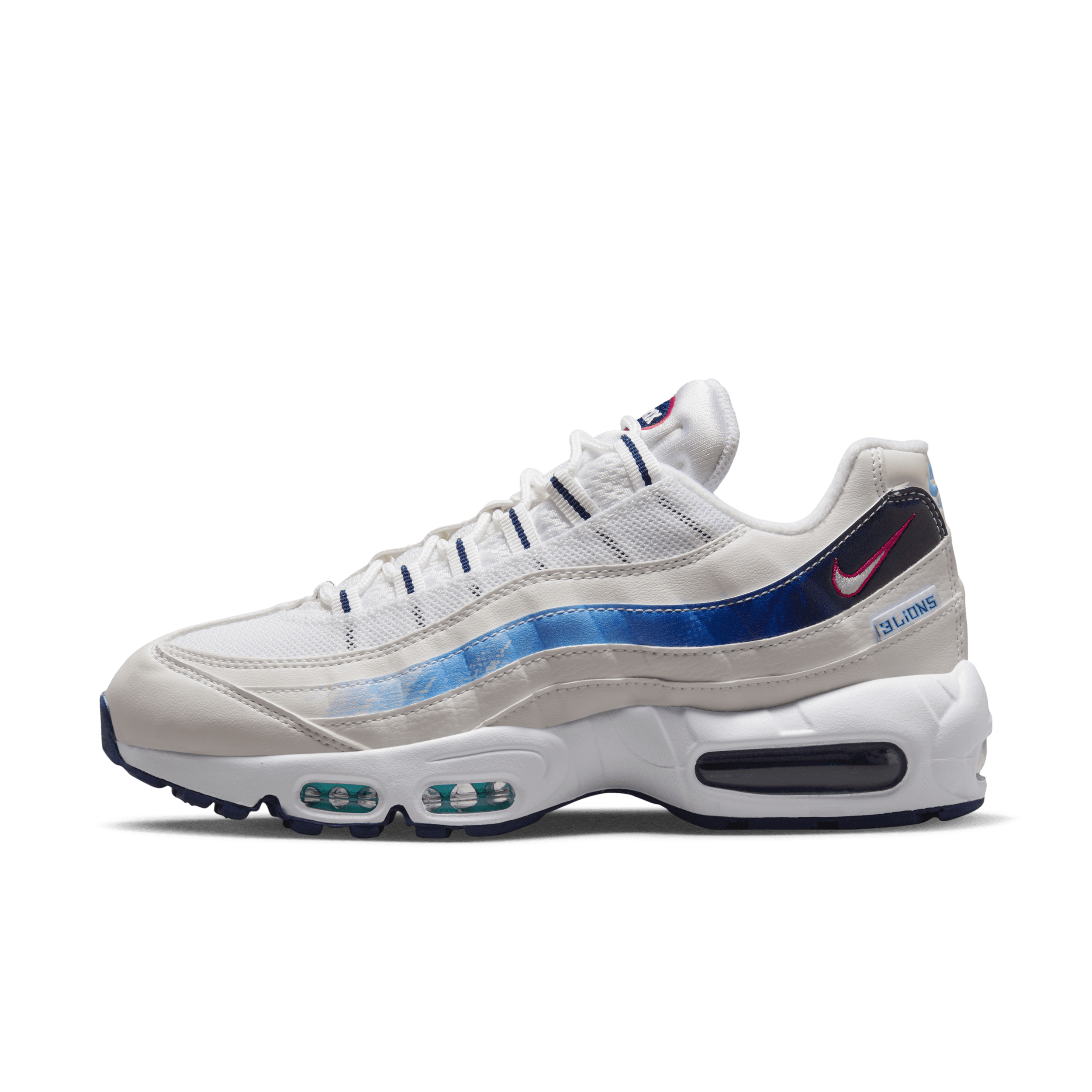 Blue and shop white 95s