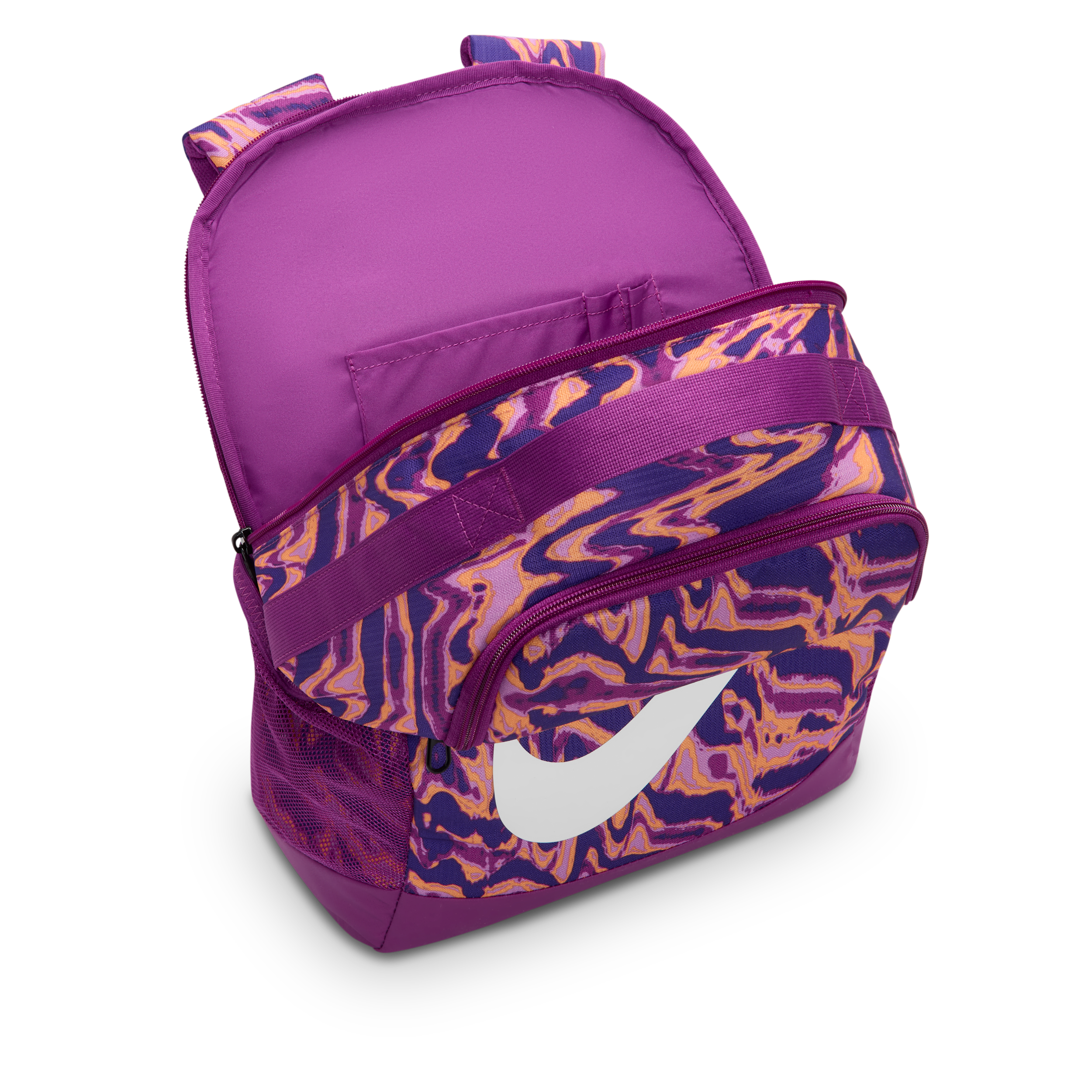 Nike Brasilia Kids' Backpack (18L) - Purple - Sustainable