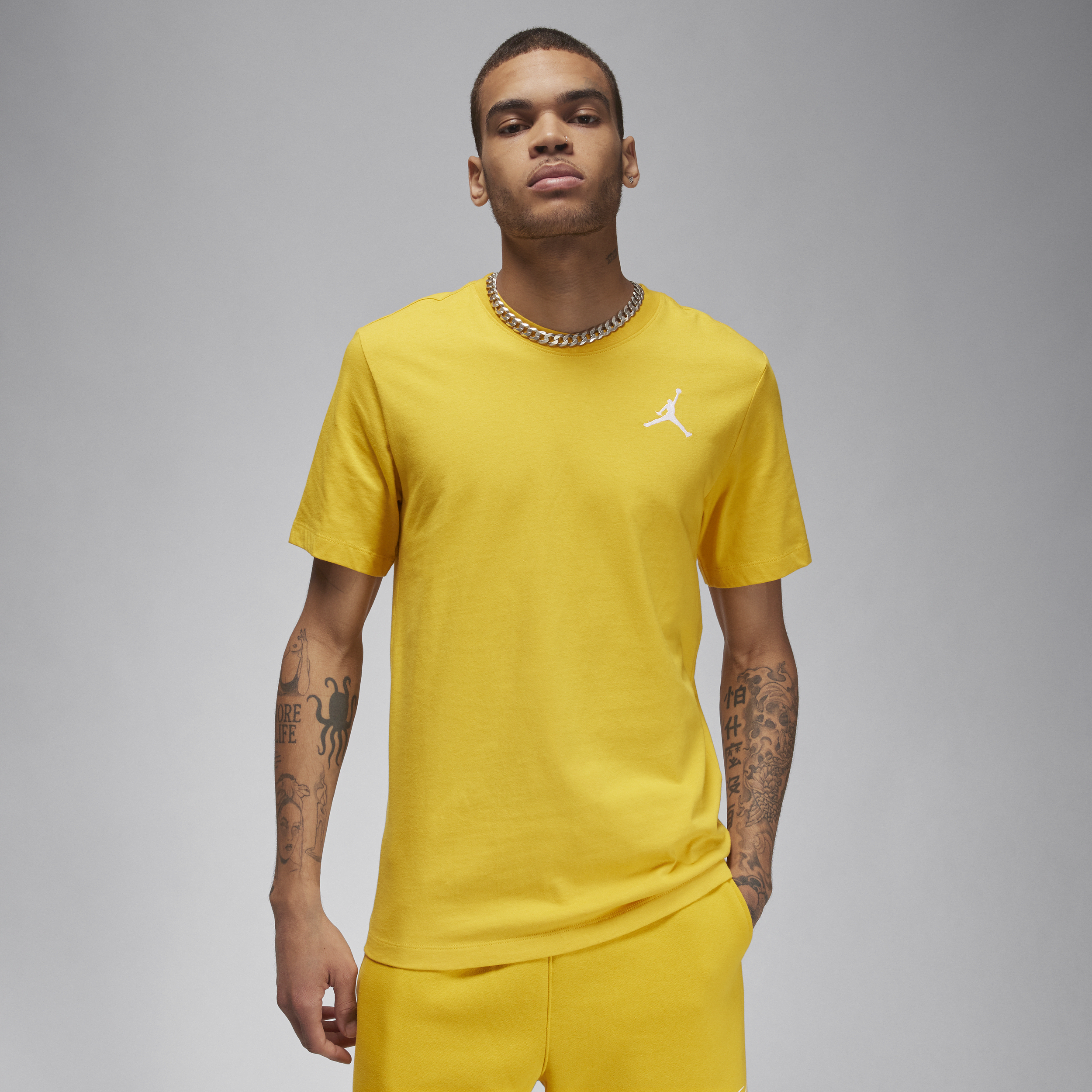 Nike Kortærmet Jordan Jumpman-T-shirt til mænd - gul