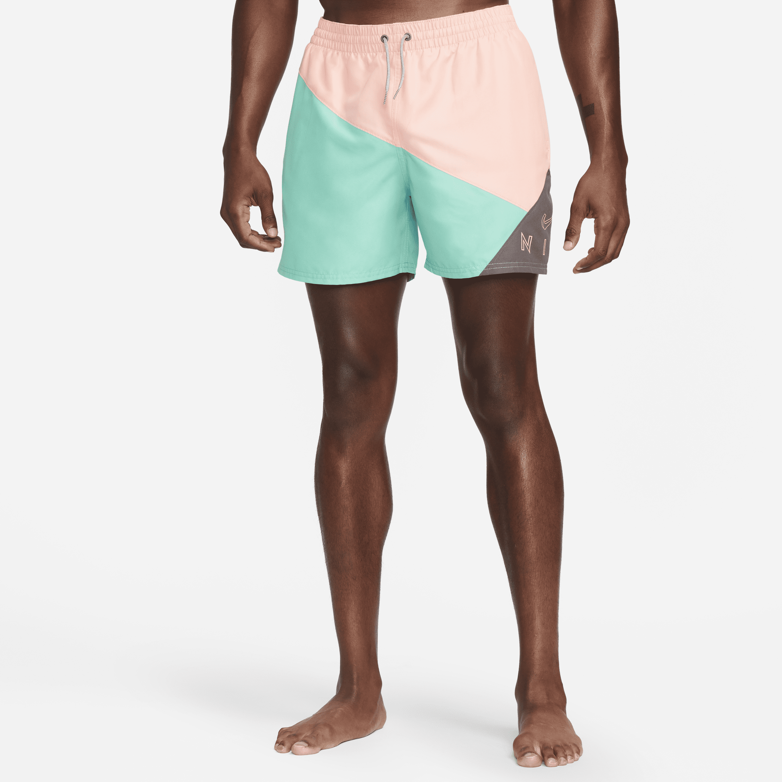 Nike Logo Jackknife-volley-badeshorts (13 cm) til mænd - Pink