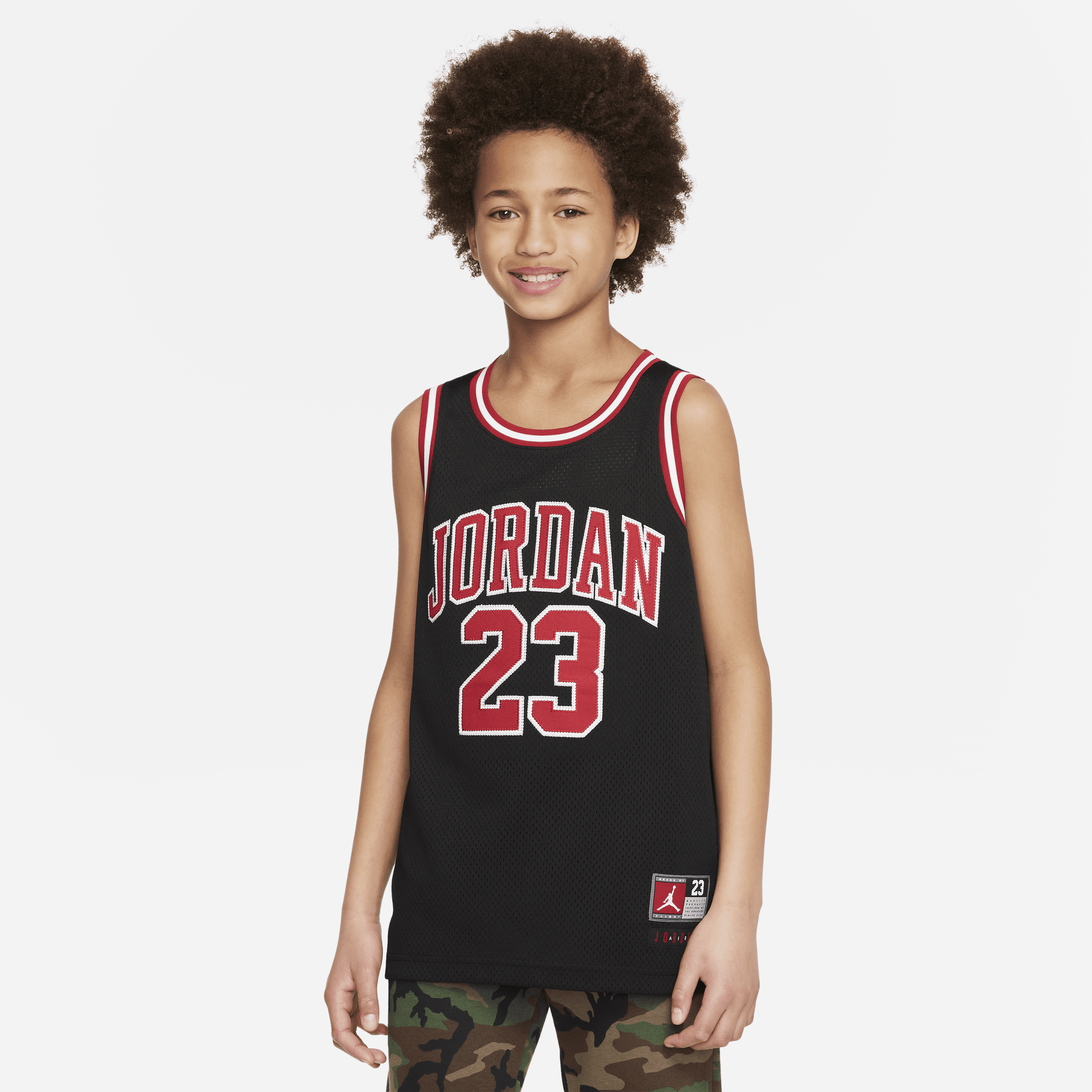 Jordan Camiseta de tirantes - Niño - Negro