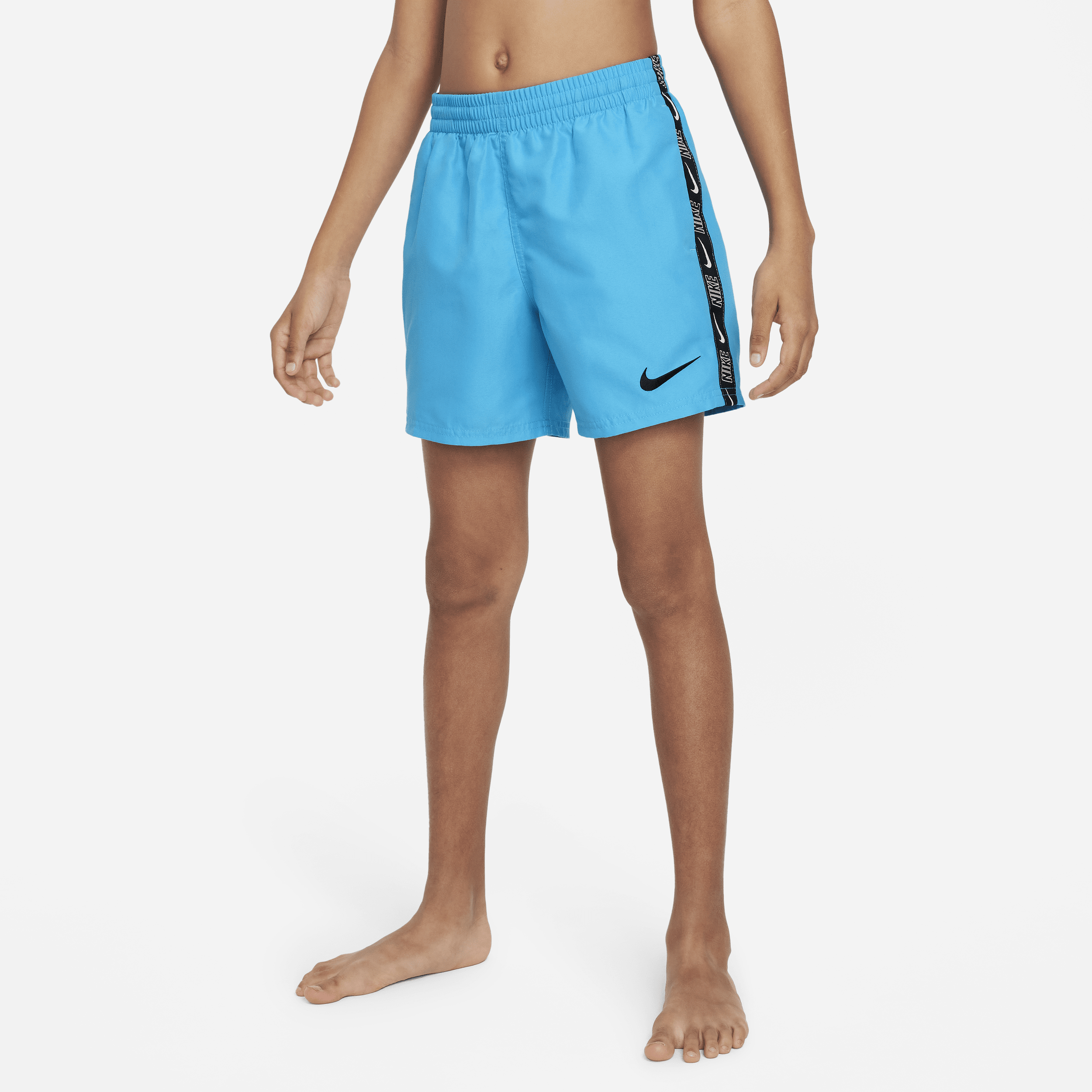 Nike-Volley-badeshorts (10 cm) til større børn (drenge) - blå