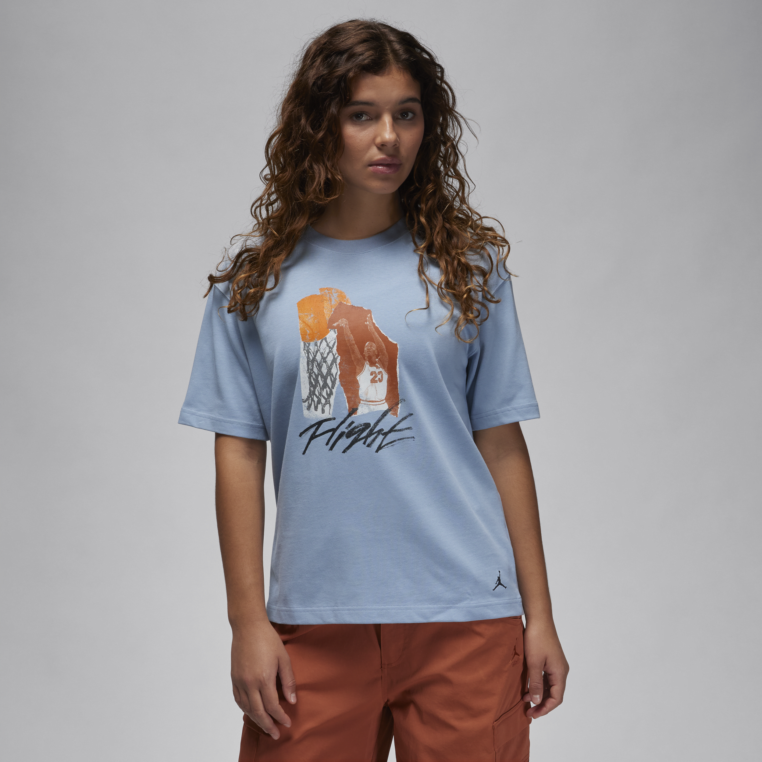 Jordan Collage-T-shirt til kvinder - blå