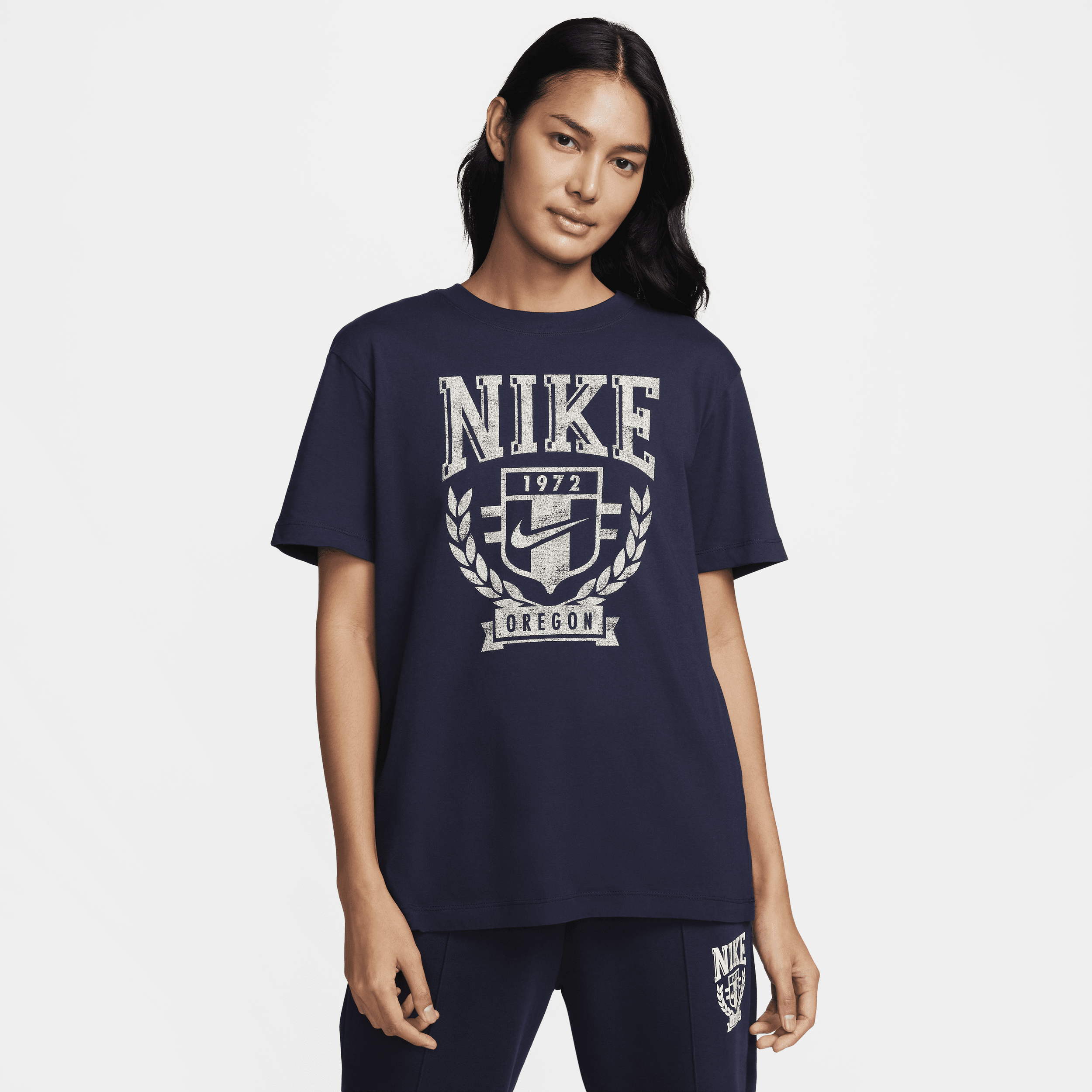 Nike Sportswear-T-shirt til kvinder - blå