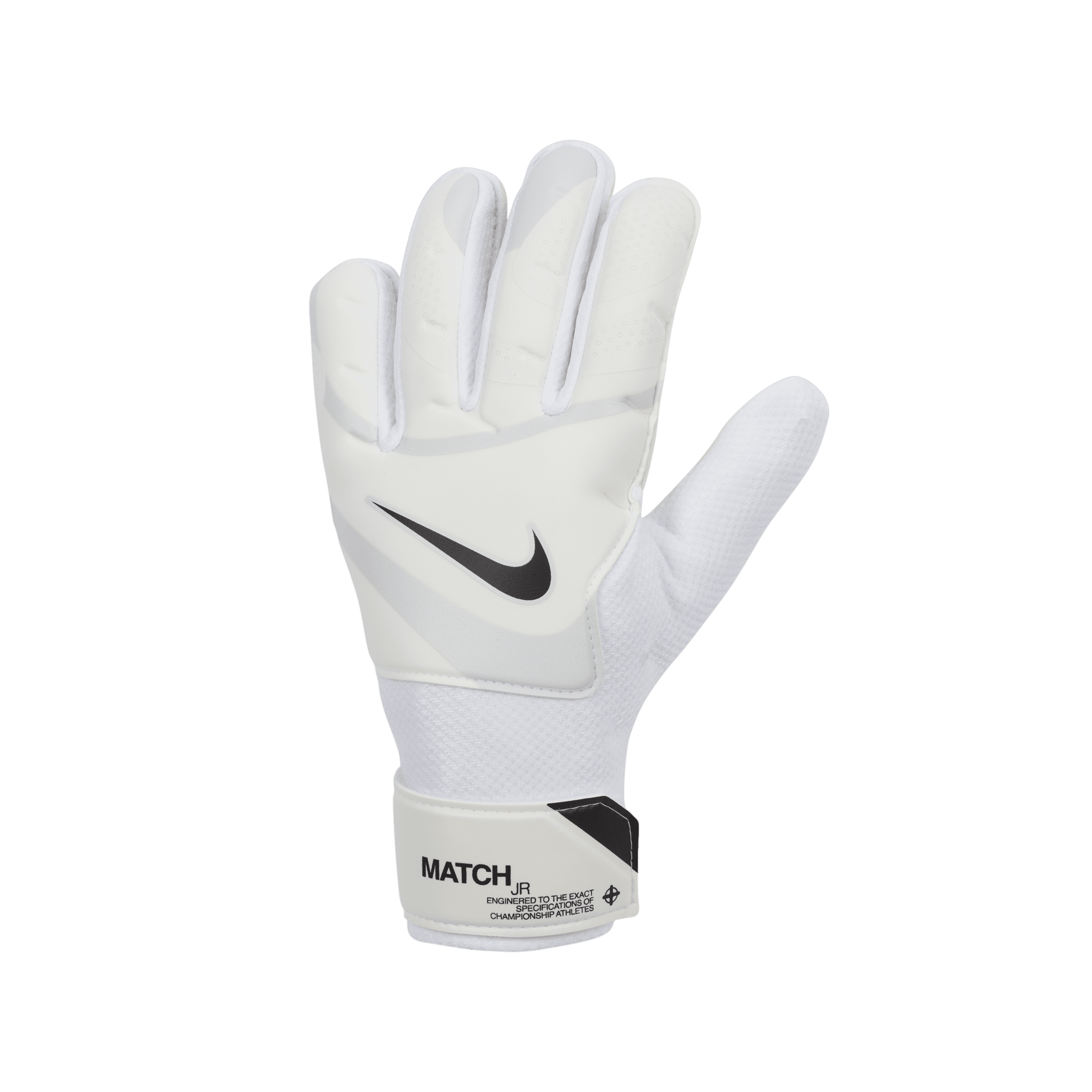 Nike Match Jr.-målmandshandsker - hvid
