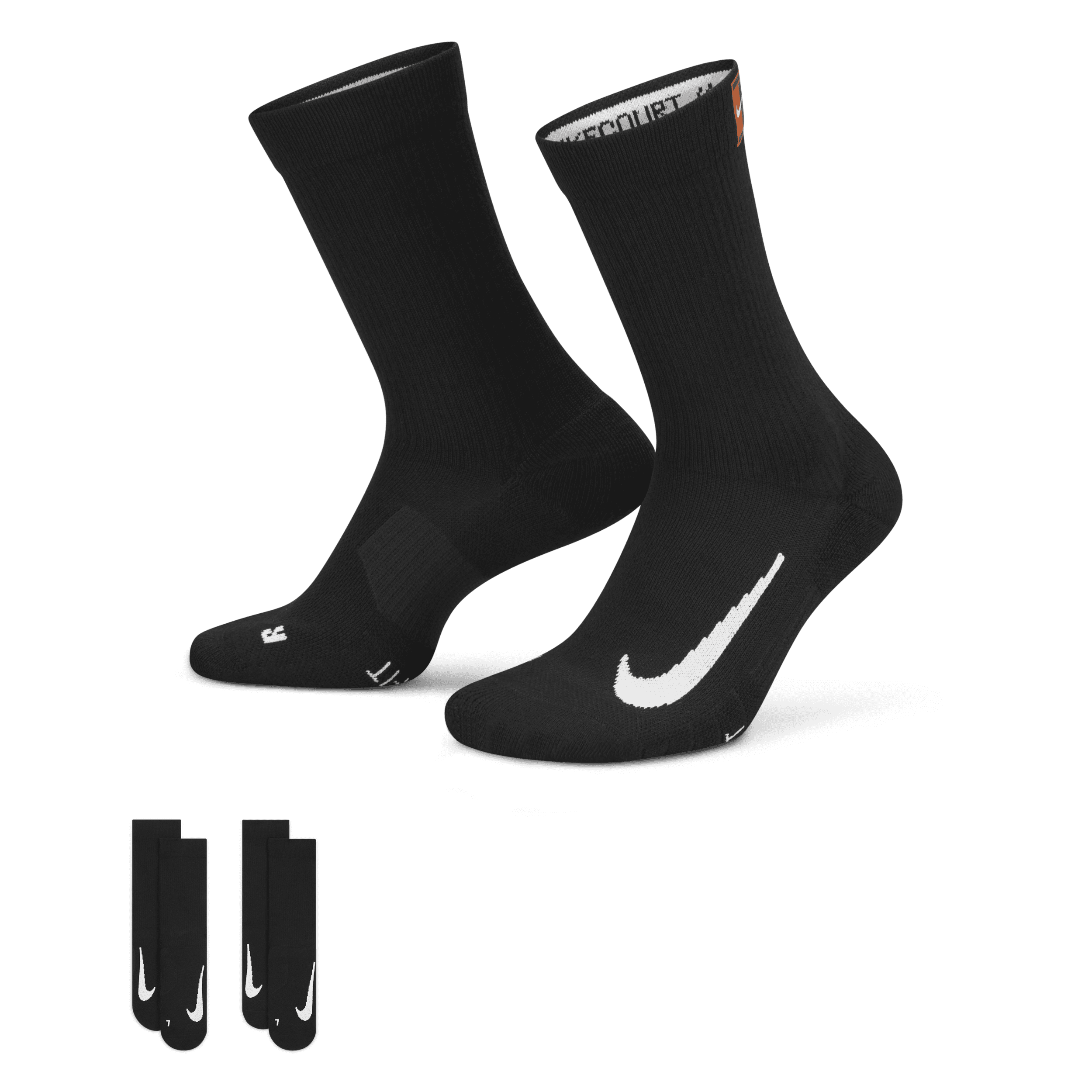 Meia Nike Court Multiplier Cushioned (2 Pares) Unissex