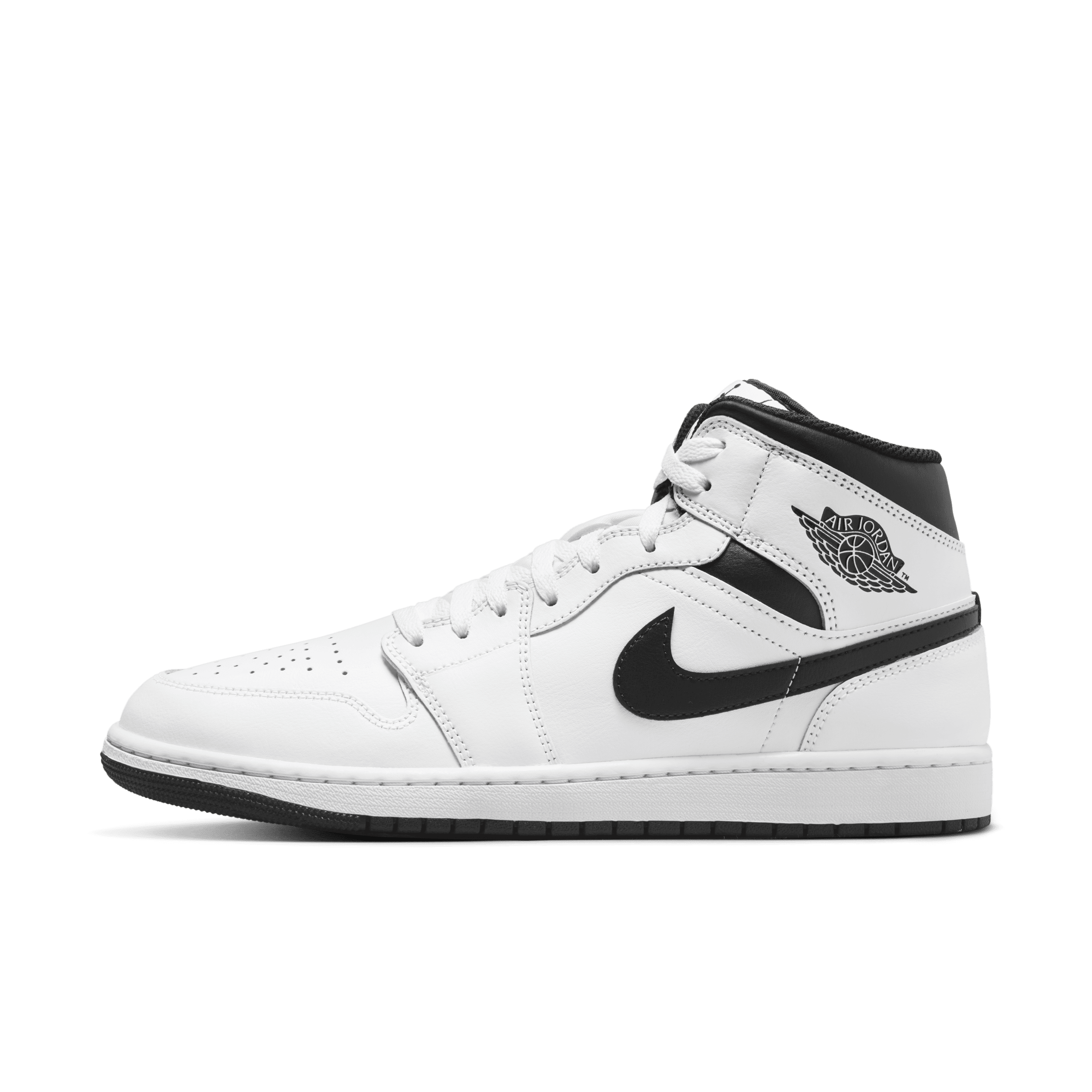 Air Jordan 1 Mid-sko til mænd - hvid