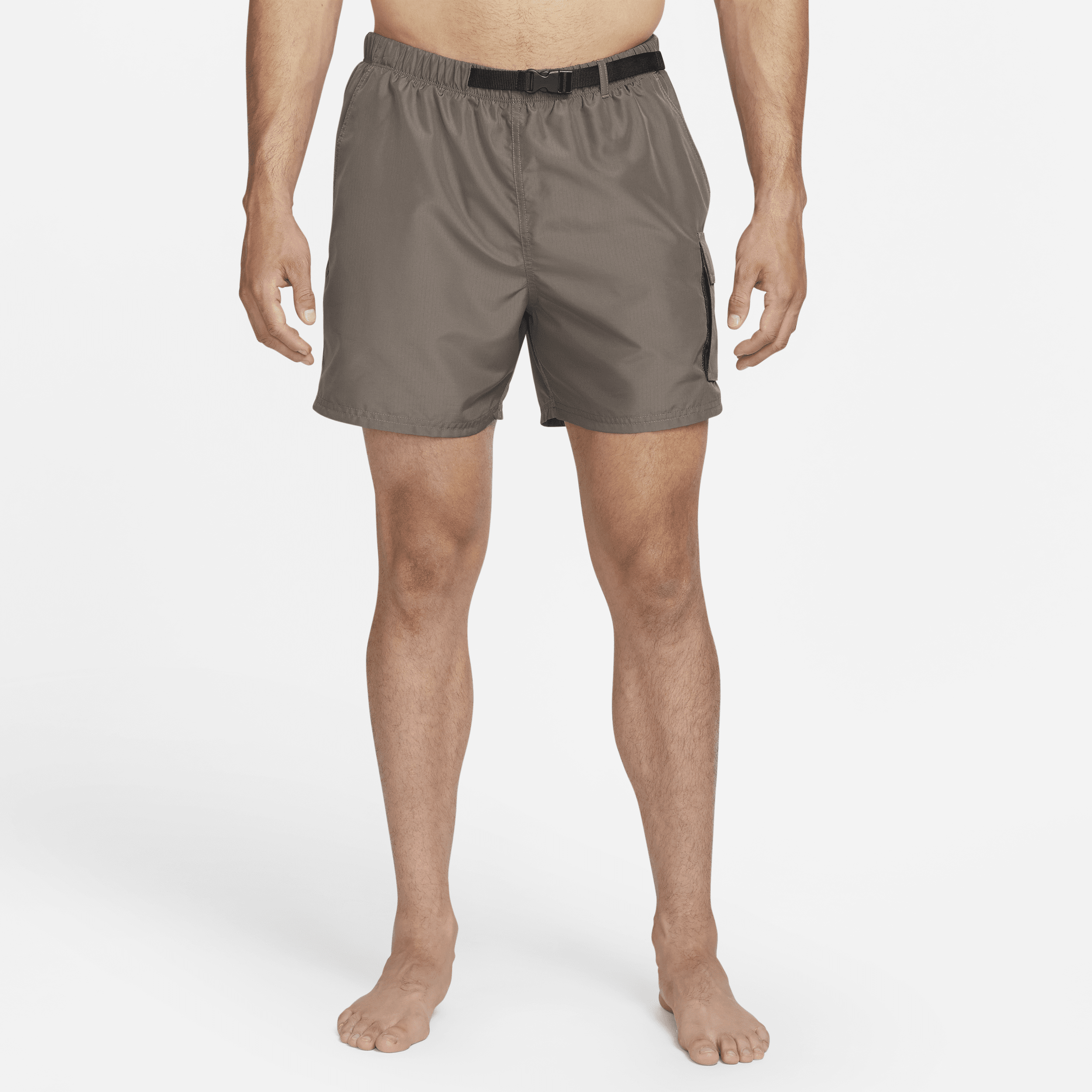 Nike Opvouwbare zwembroek met riem voor heren (13 cm) - Bruin