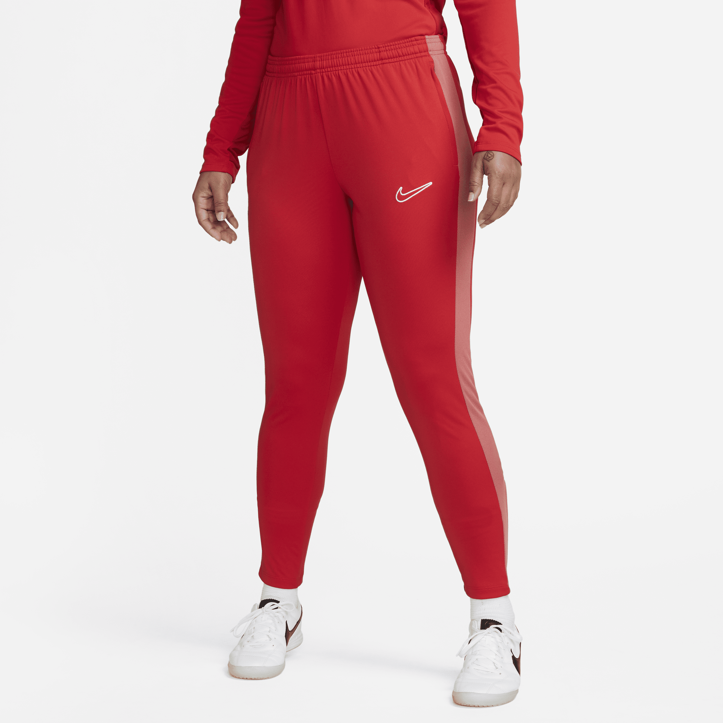 Nike Dri-FIT Academy-fodboldbukser til kvinder - rød