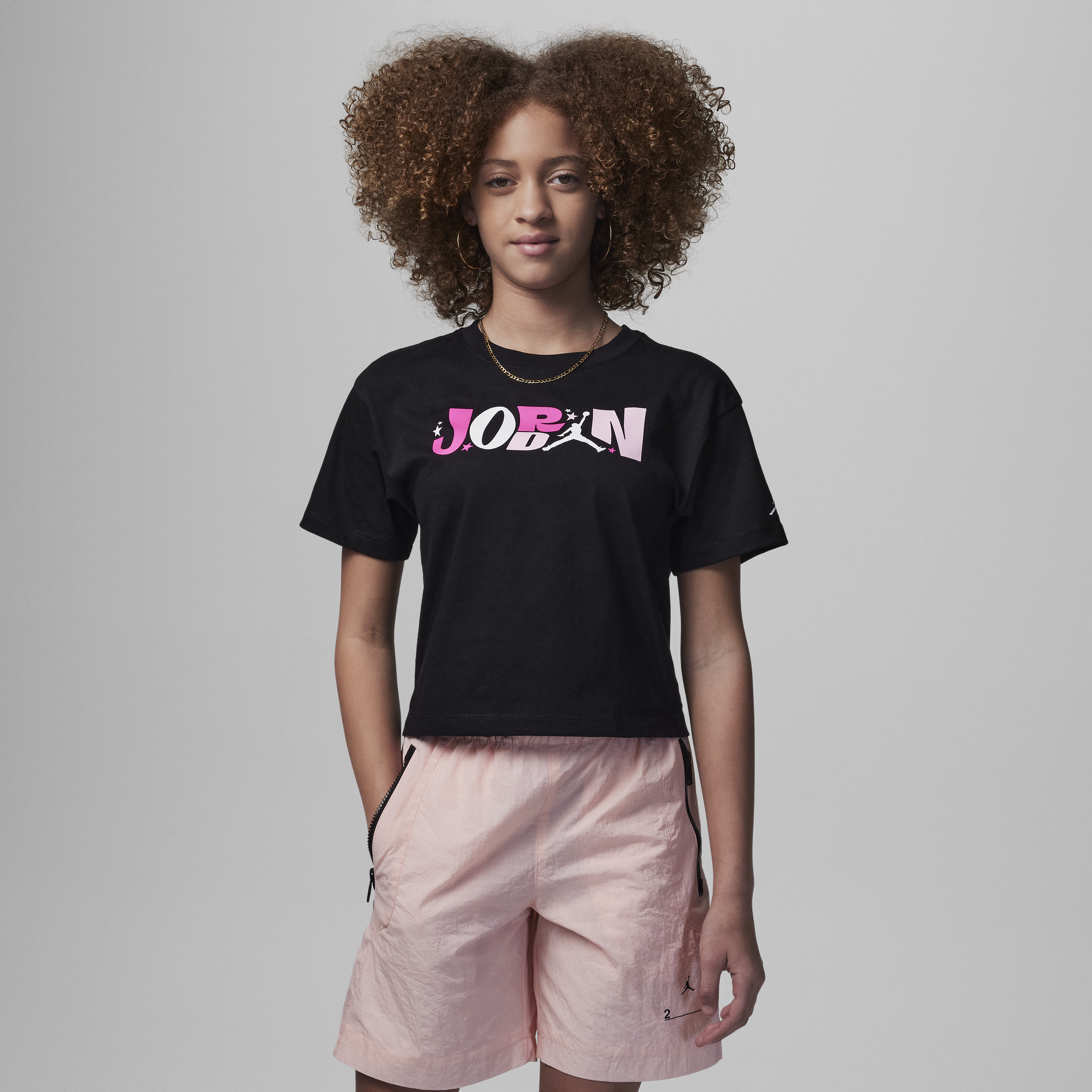 Jordan All Star-T-shirt til større børn - sort
