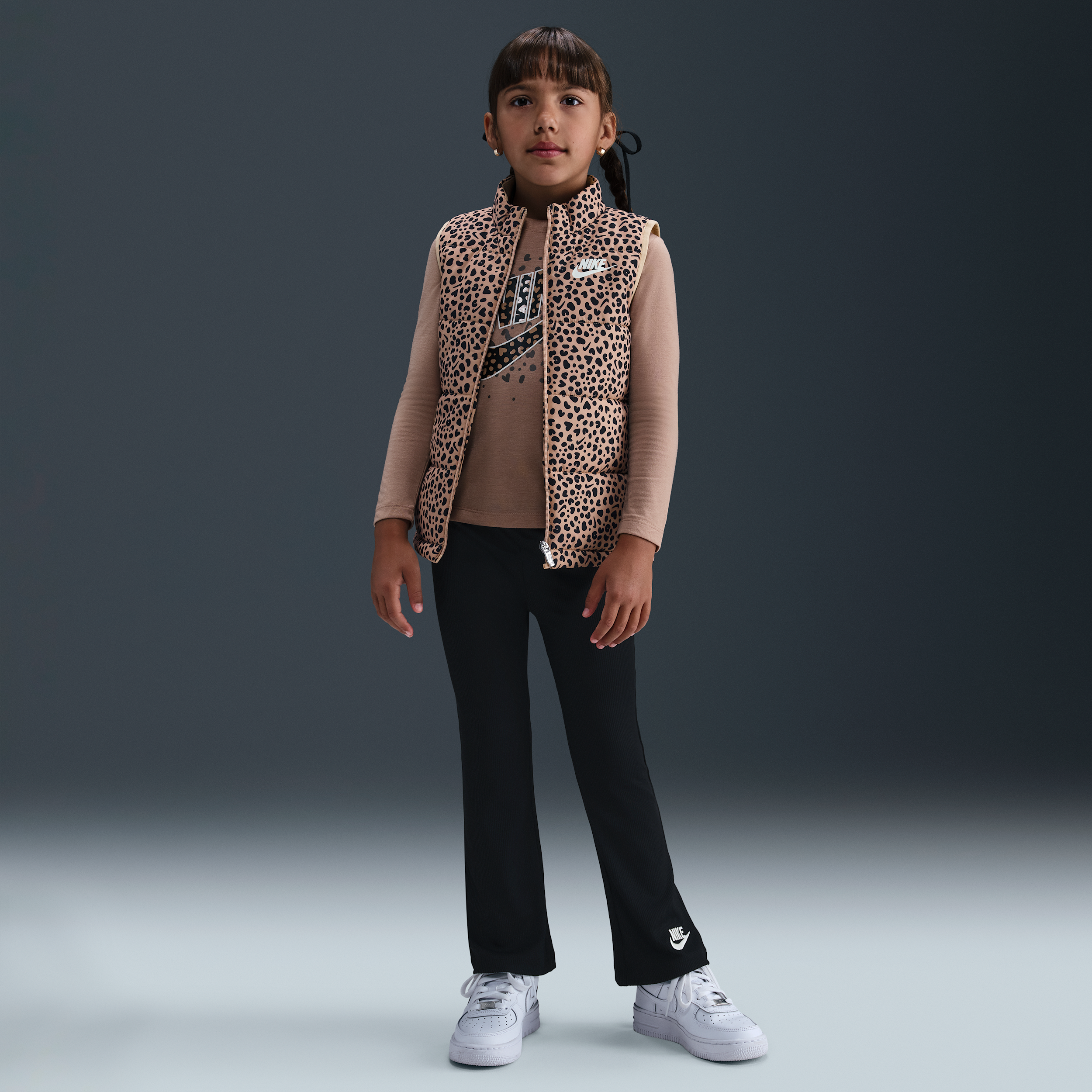 Nike Wild Warmth Conjunto de 3 piezas con chaleco - Niño/a pequeño/a - Negro