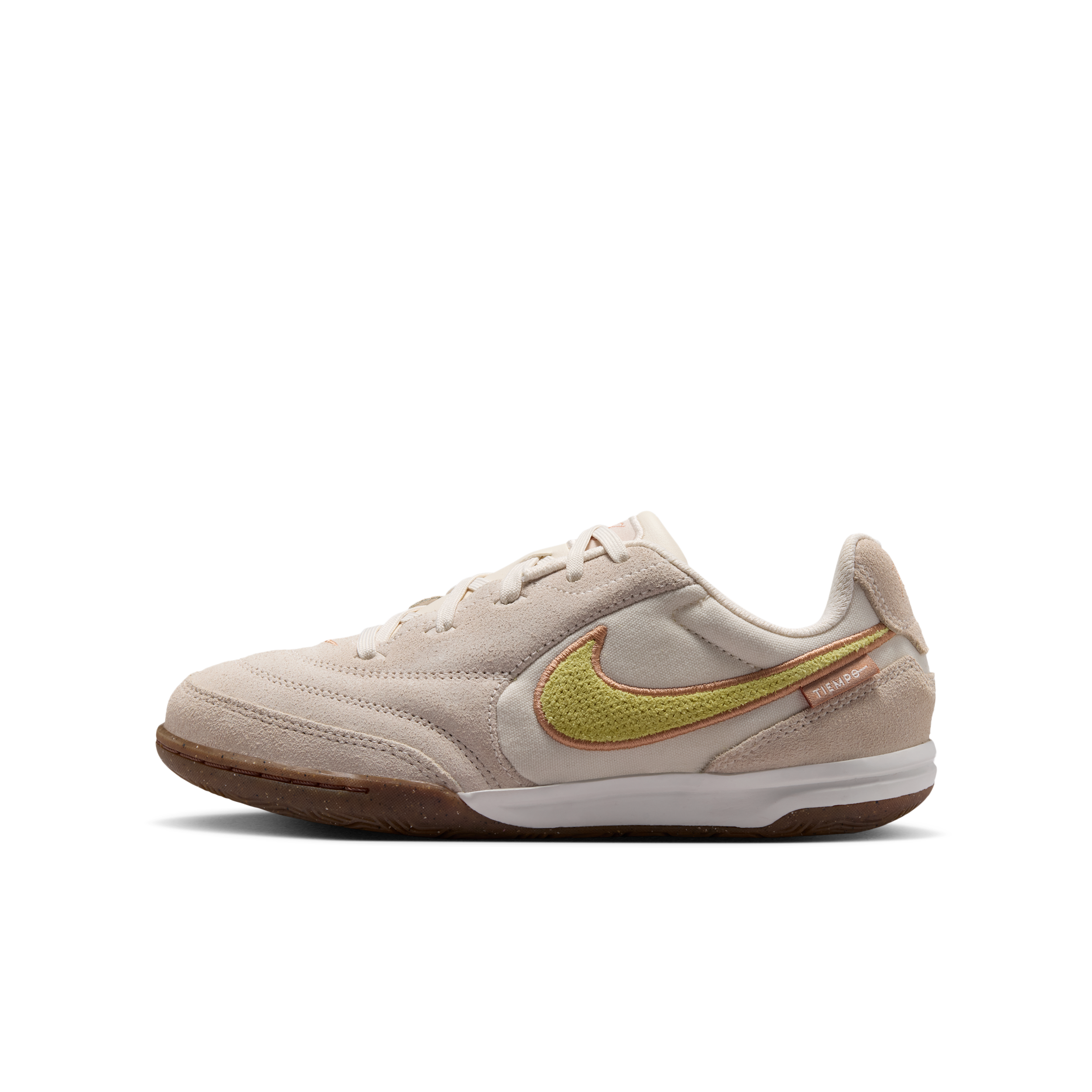 Chaussure de foot basse Nike Jr. Tiempo Streetgato PRM pour pré-ado - Blanc