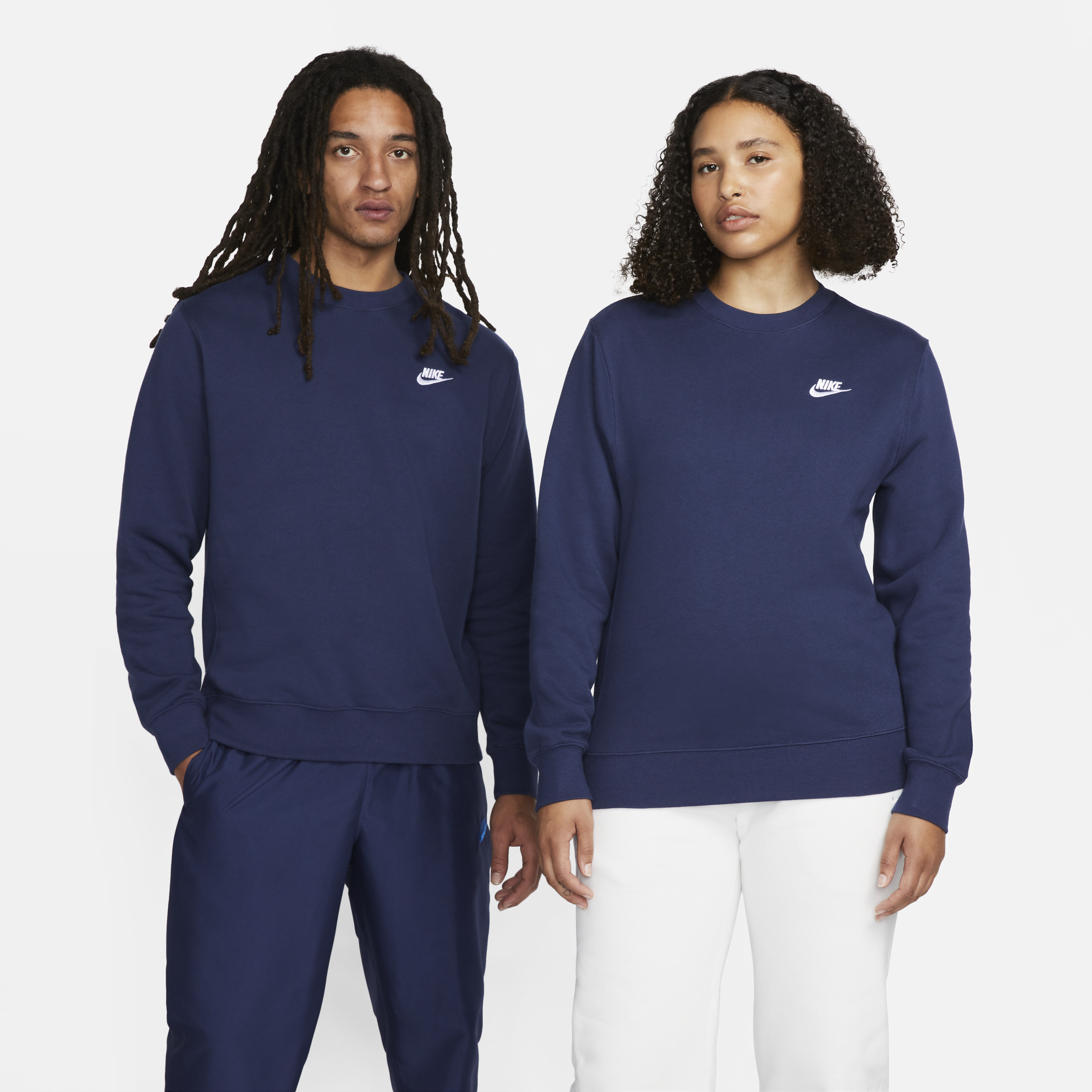Nike Sportswear Club Fleece Herentop met ronde hals - Blauw