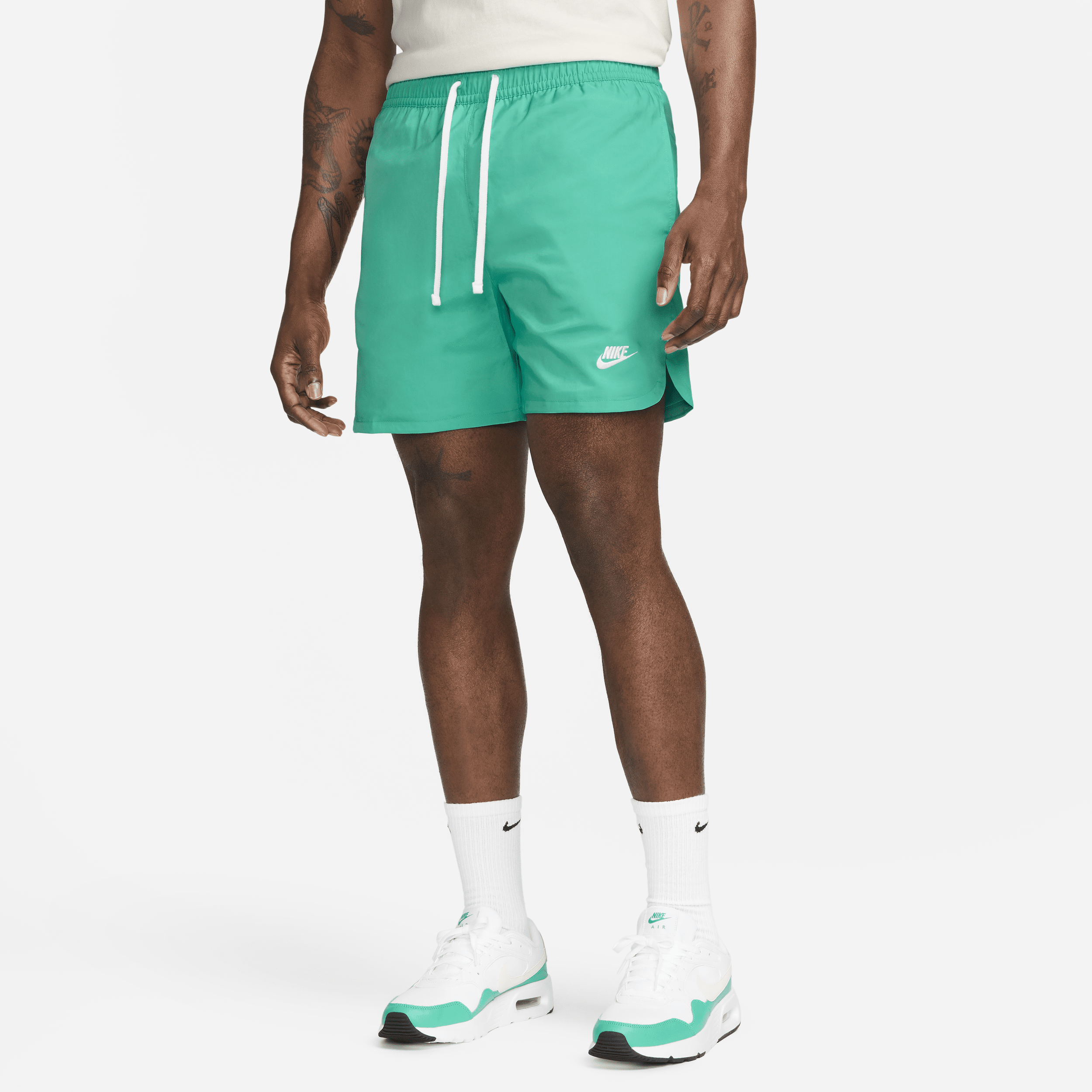 Nike Sportswear Sport Essentials Geweven flowshorts met voering voor heren - Groen
