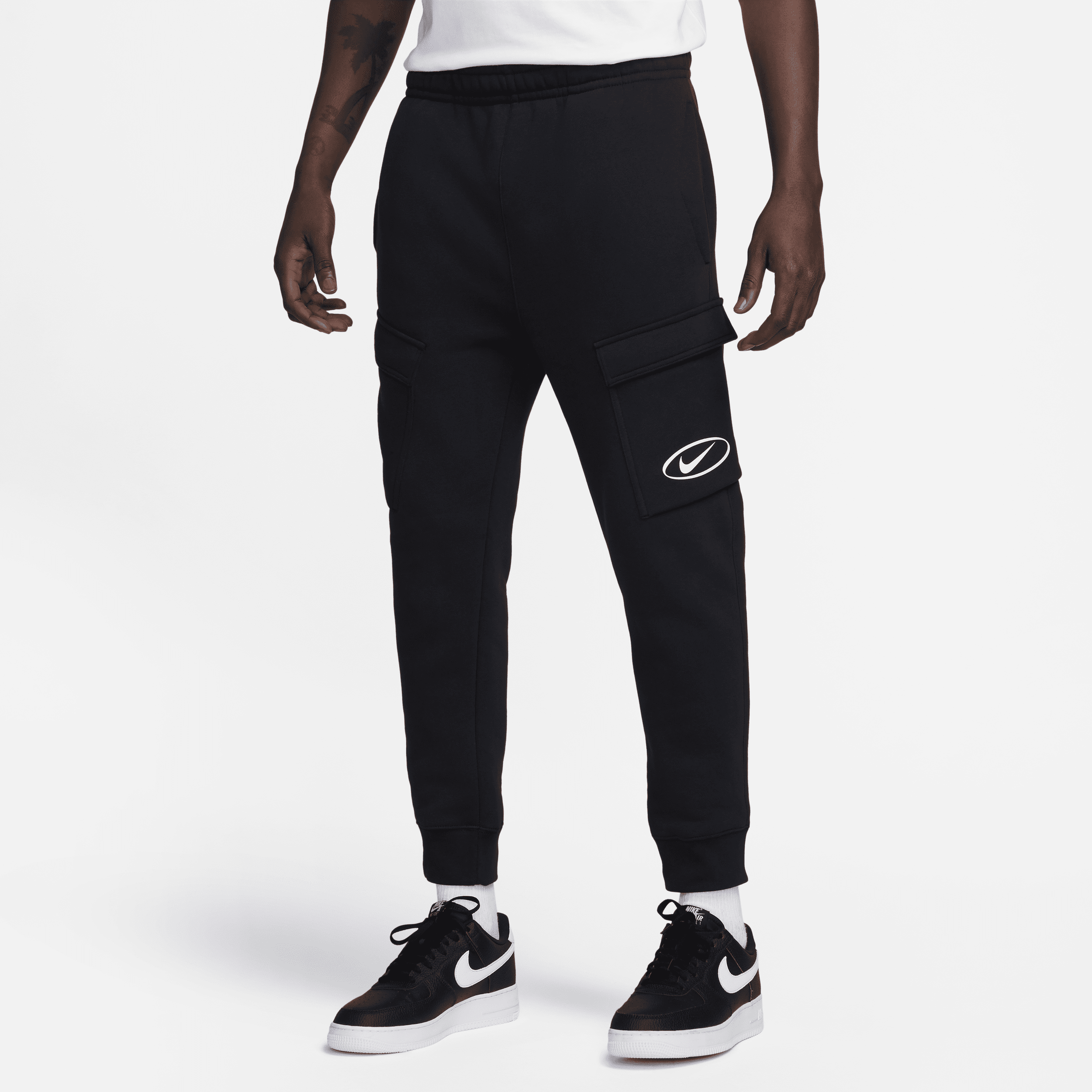 Pantaloni cargo in fleece Nike Sportswear - Uomo - Nero
