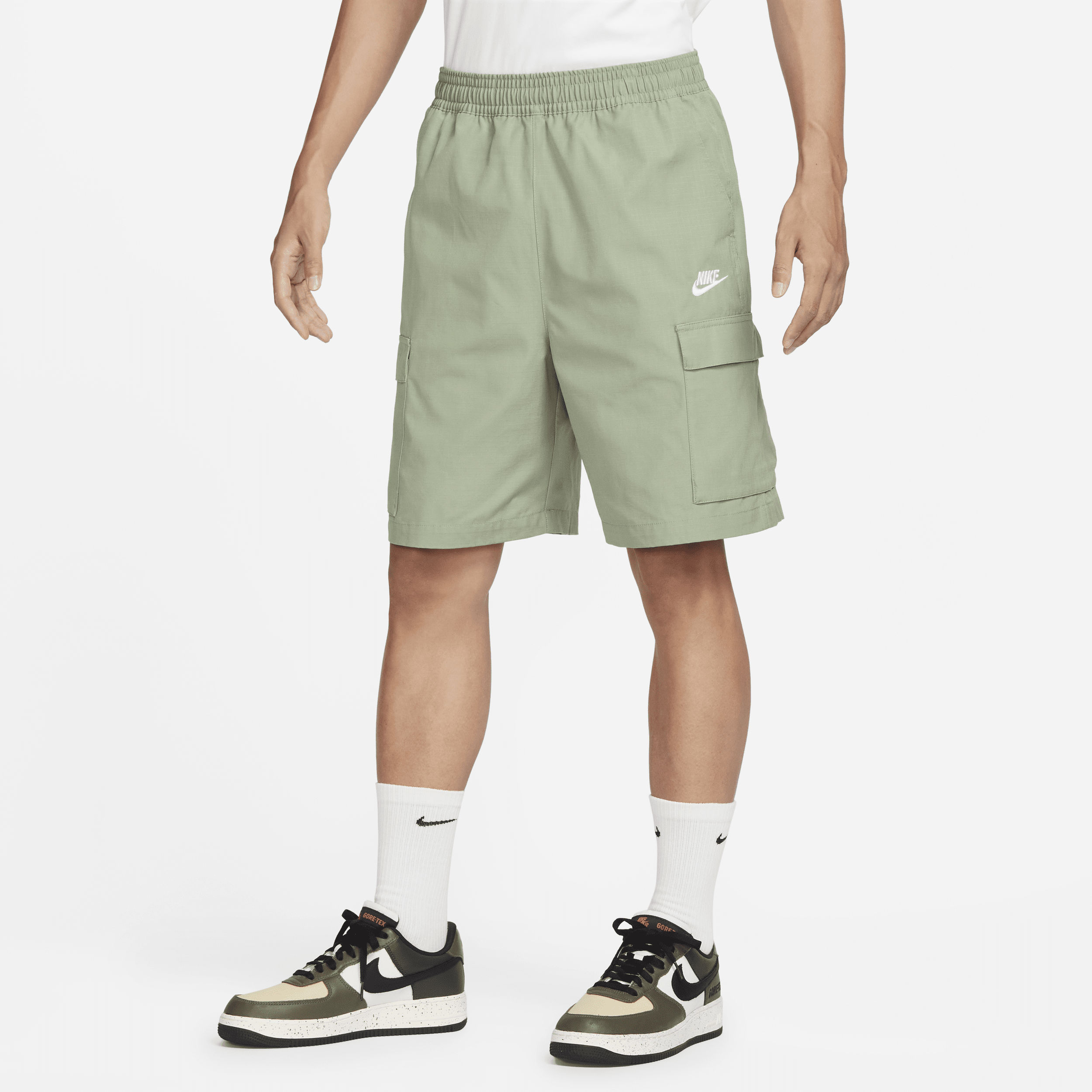 【ナイキ(NIKE)公式ストア】ナイキ クラブ メンズ ウーブン カーゴ ショートパンツ FB1247-386 グリーン 【ナイキ(NIKE)公式ストア】ナイキ クラブ メンズ ウーブン カーゴ ショートパンツ FB1247-386 グリーン