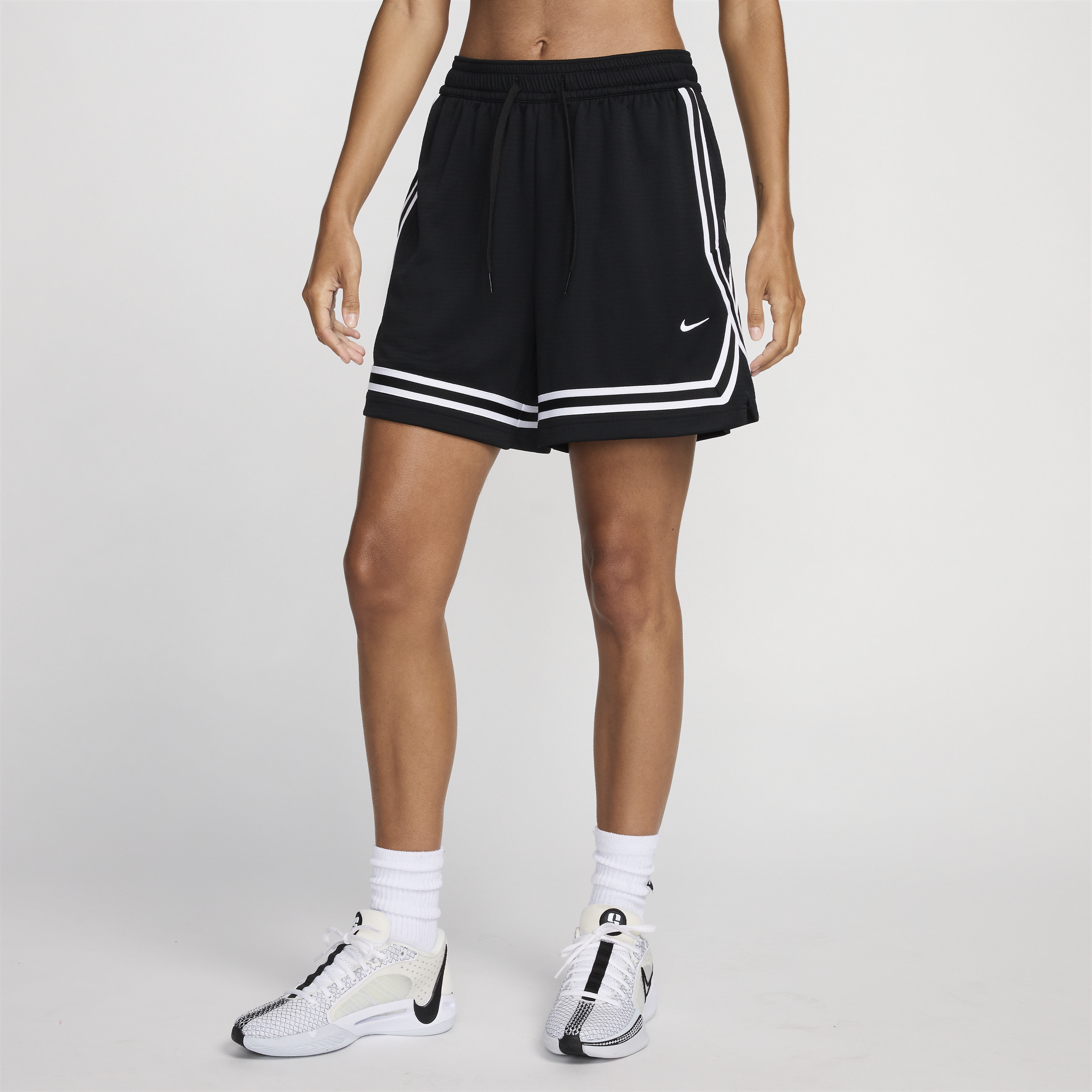 Shorts da basket 13 cm Dri-FIT Nike Crossover – Donna - Nero