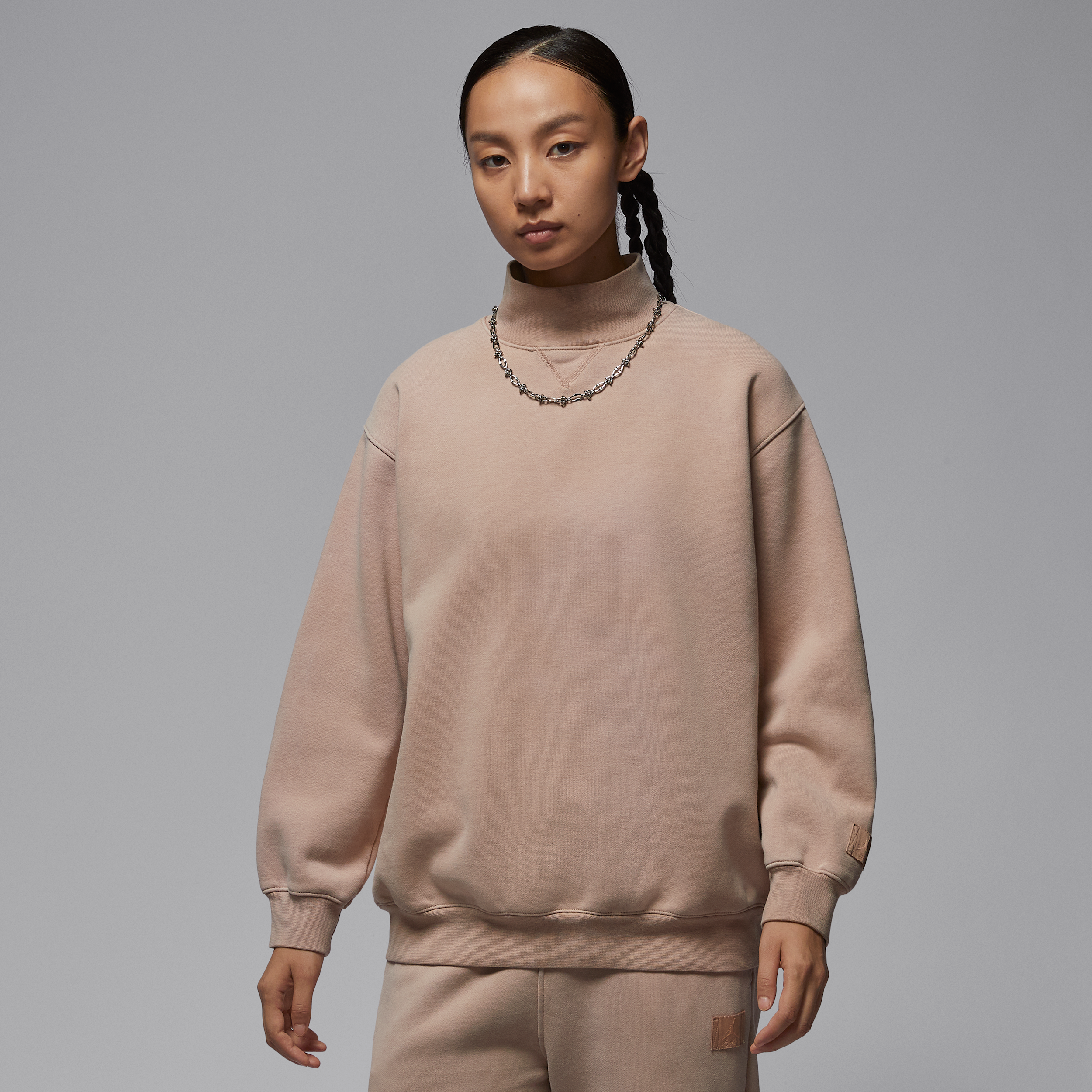 【ナイキ(NIKE)公式ストア】ジョーダン フライト フリース ウィメンズ スウェットシャツ HV0314-200 ブラウン 【ナイキ(NIKE)公式ストア】ジョーダン フライト フリース ウィメンズ スウェットシャツ HV0314-200 ブラウン