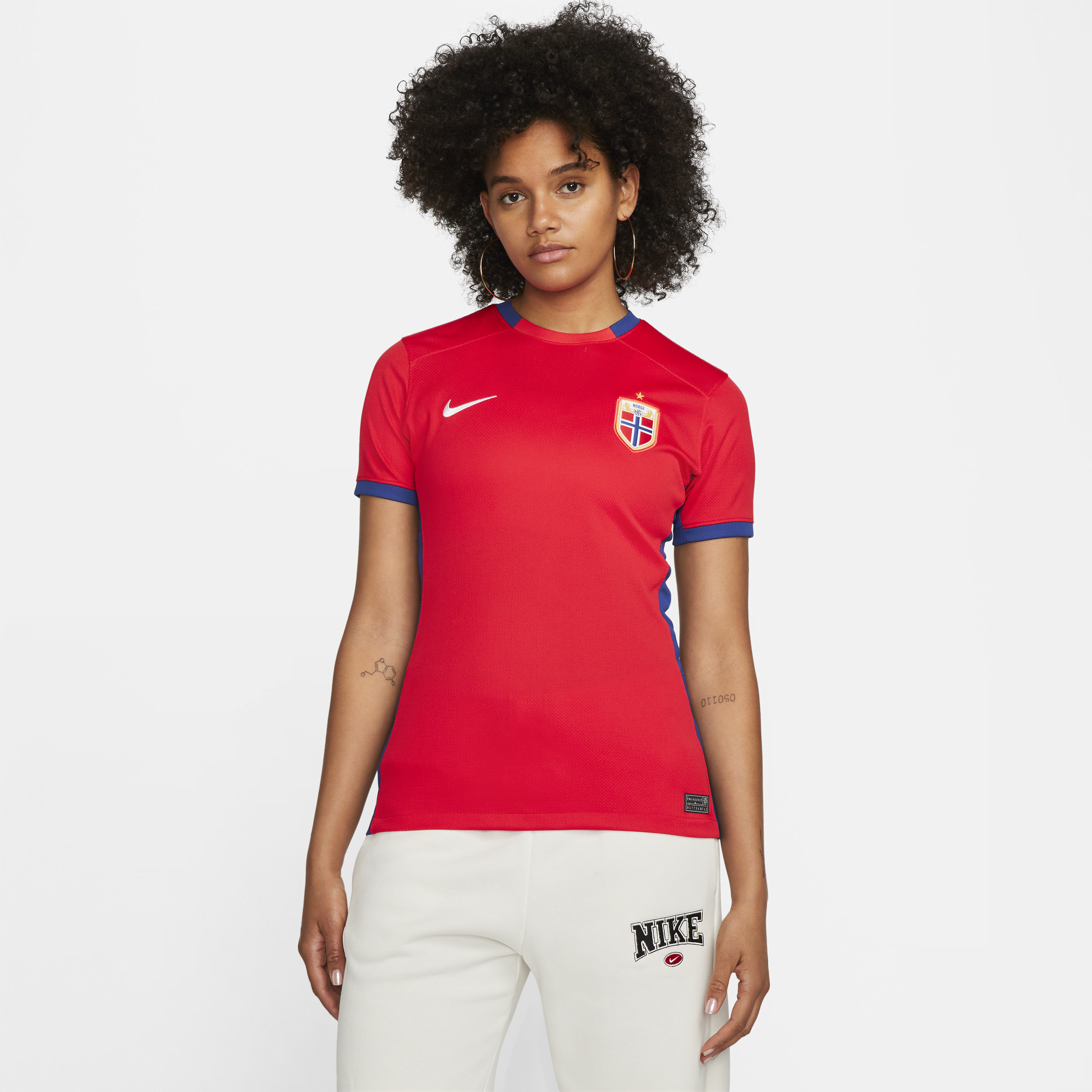 Primera equipación Stadium Noruega 2023 Camiseta de fútbol Nike Dri-FIT - Mujer - Rojo