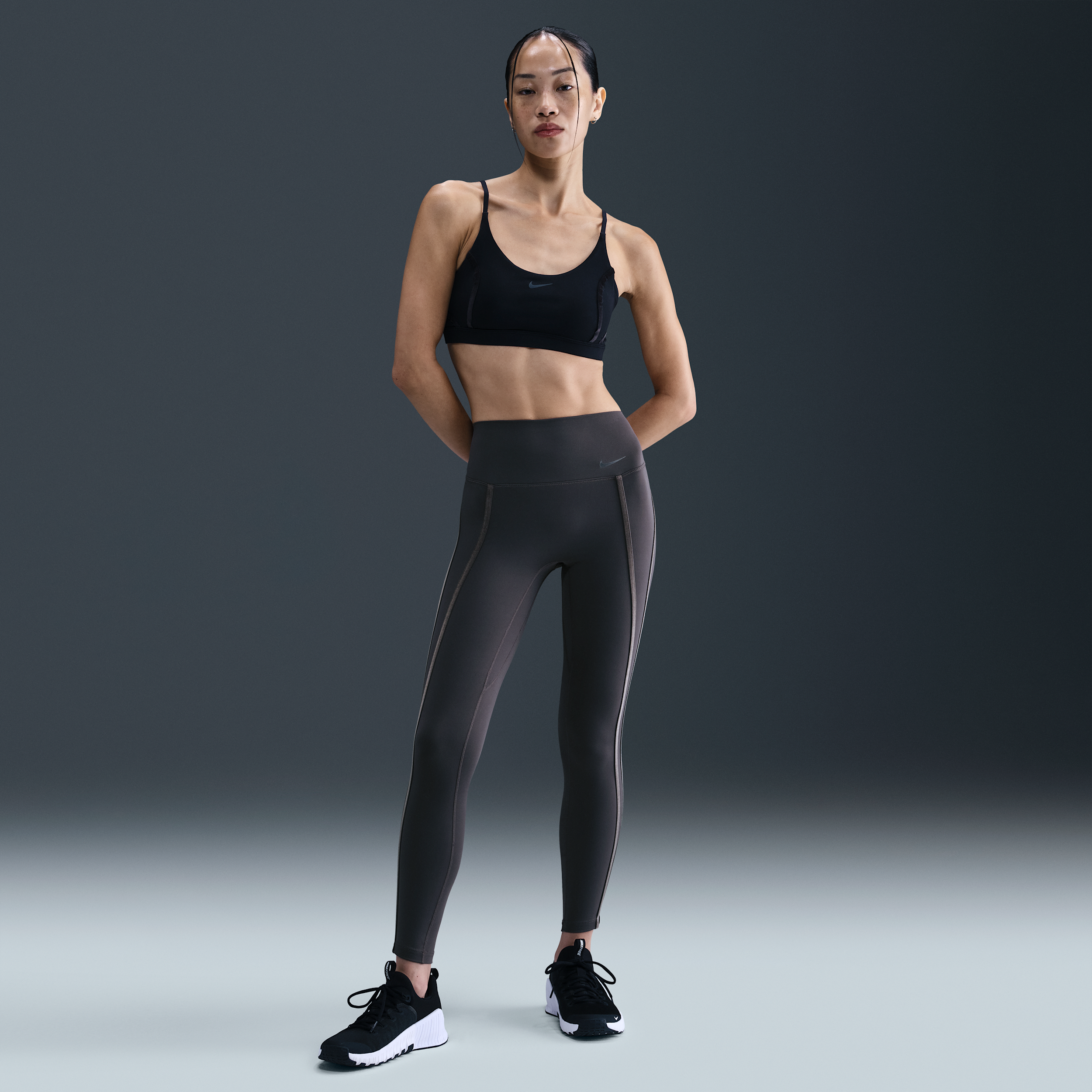 【ナイキ(NIKE)公式ストア】ナイキ ワン ウィメンズ ハイウエスト アンクル (9分丈) レギンス HV2479-036 グレー 【ナイキ(NIKE)公式ストア】ナイキ ワン ウィメンズ ハイウエスト アンクル (9分丈) レギンス HV2479-036 グレー