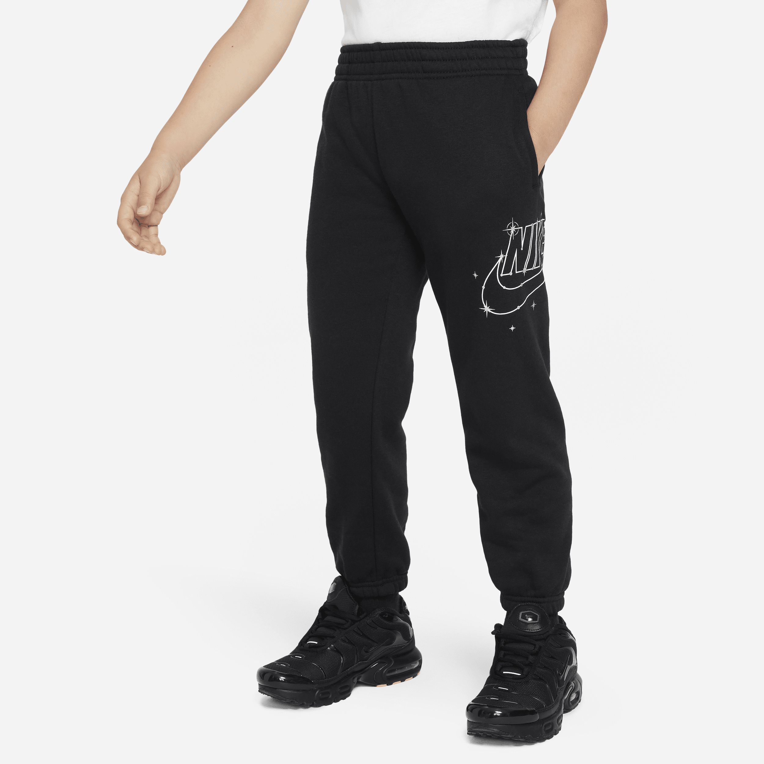 Pantaloni Nike Sportswear Shine Fleece – Bambino/a - Nero