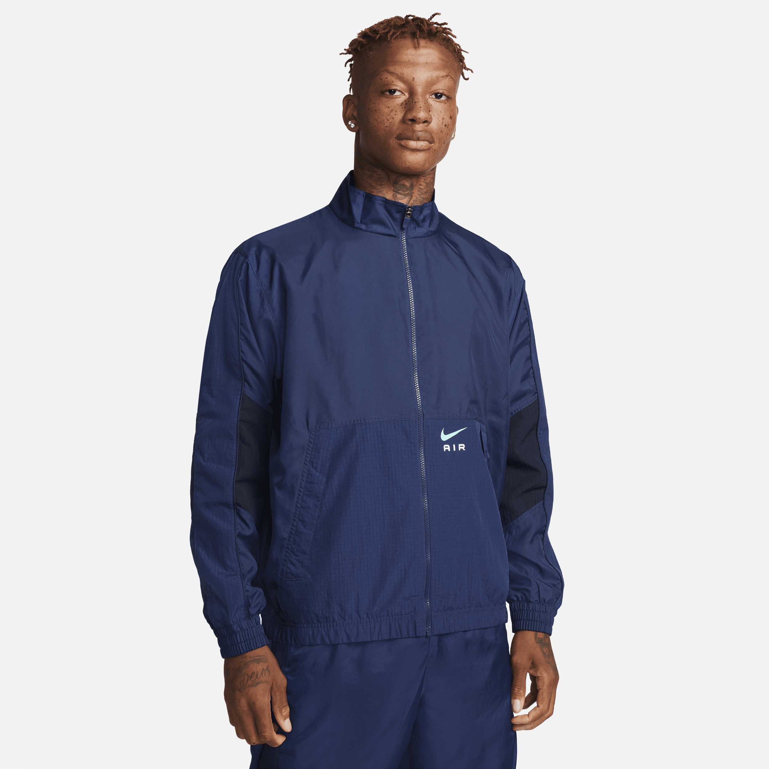 Track jacket in tessuto Nike Air – Uomo - Blu