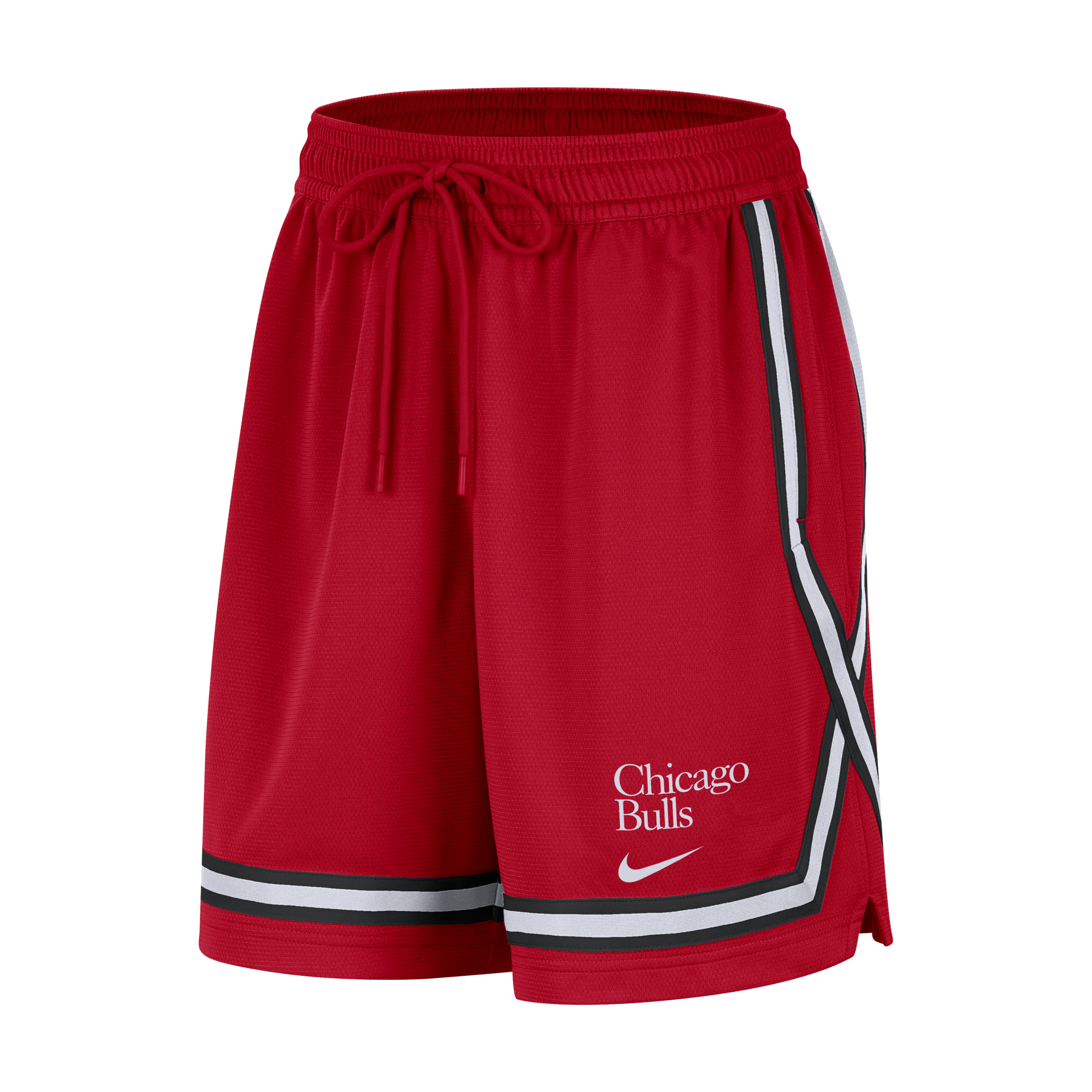 Chicago Bulls Fly Crossover Nike Dri-FIT NBA-basketbalshorts met graphic voor dames - Rood