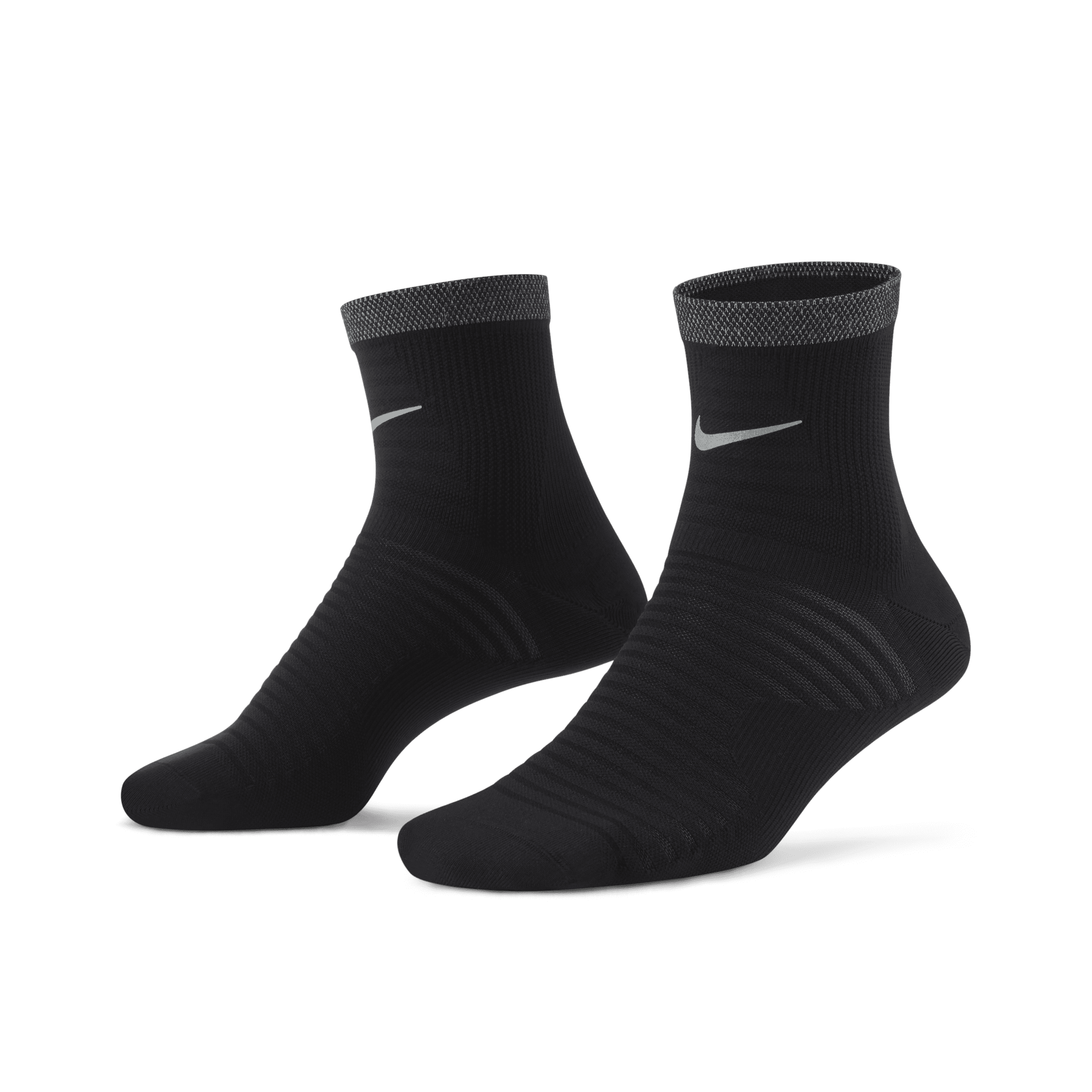 Nike Spark Lightweight Calcetines hasta el tobillo de running - Negro