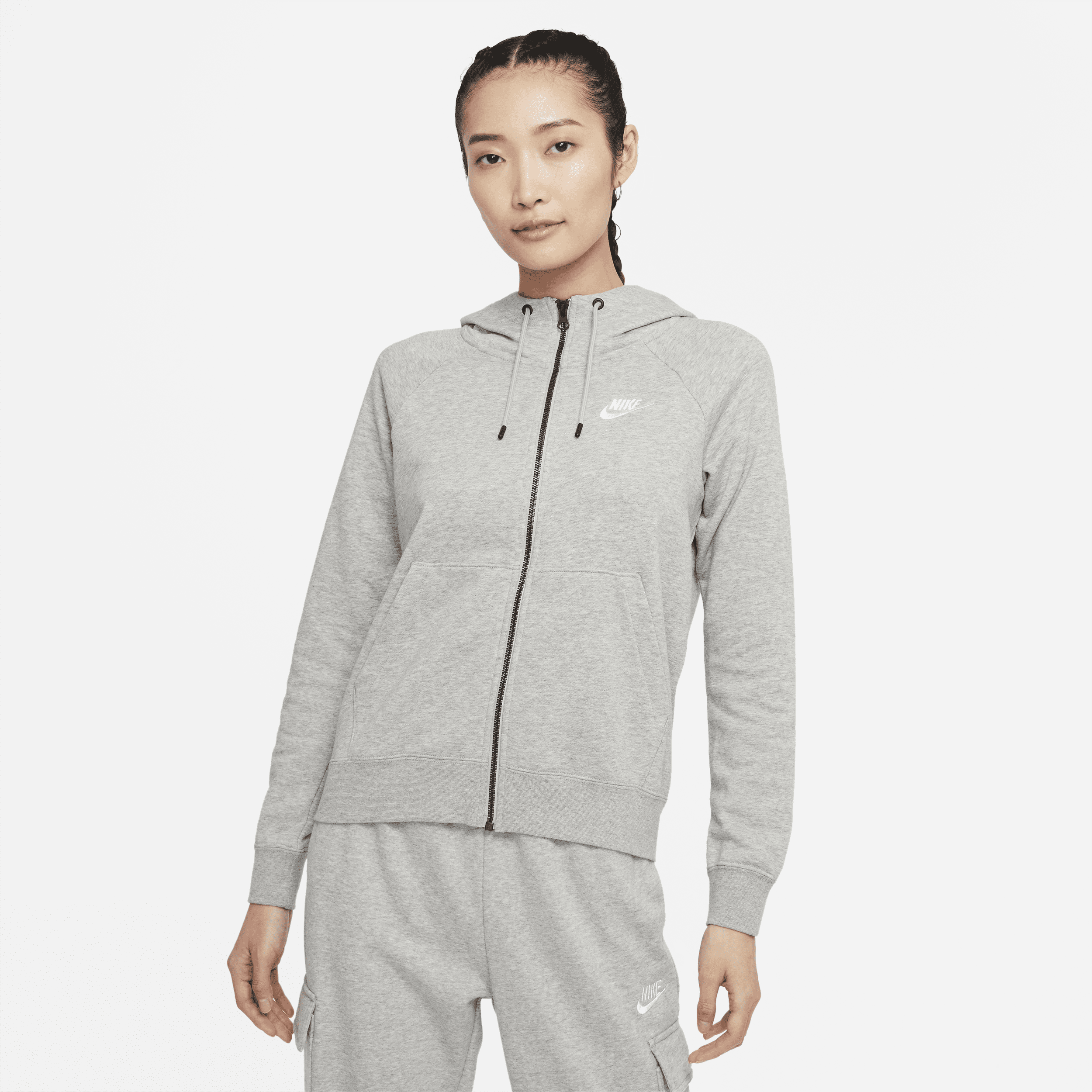 【ナイキ(NIKE)公式ストア】ナイキ スポーツウェア エッセンシャル ウィメンズ フルジップ パーカー BV3343-063 グレー 【ナイキ(NIKE)公式ストア】ナイキ スポーツウェア エッセンシャル ウィメンズ フルジップ パーカー BV3343-063 グレー