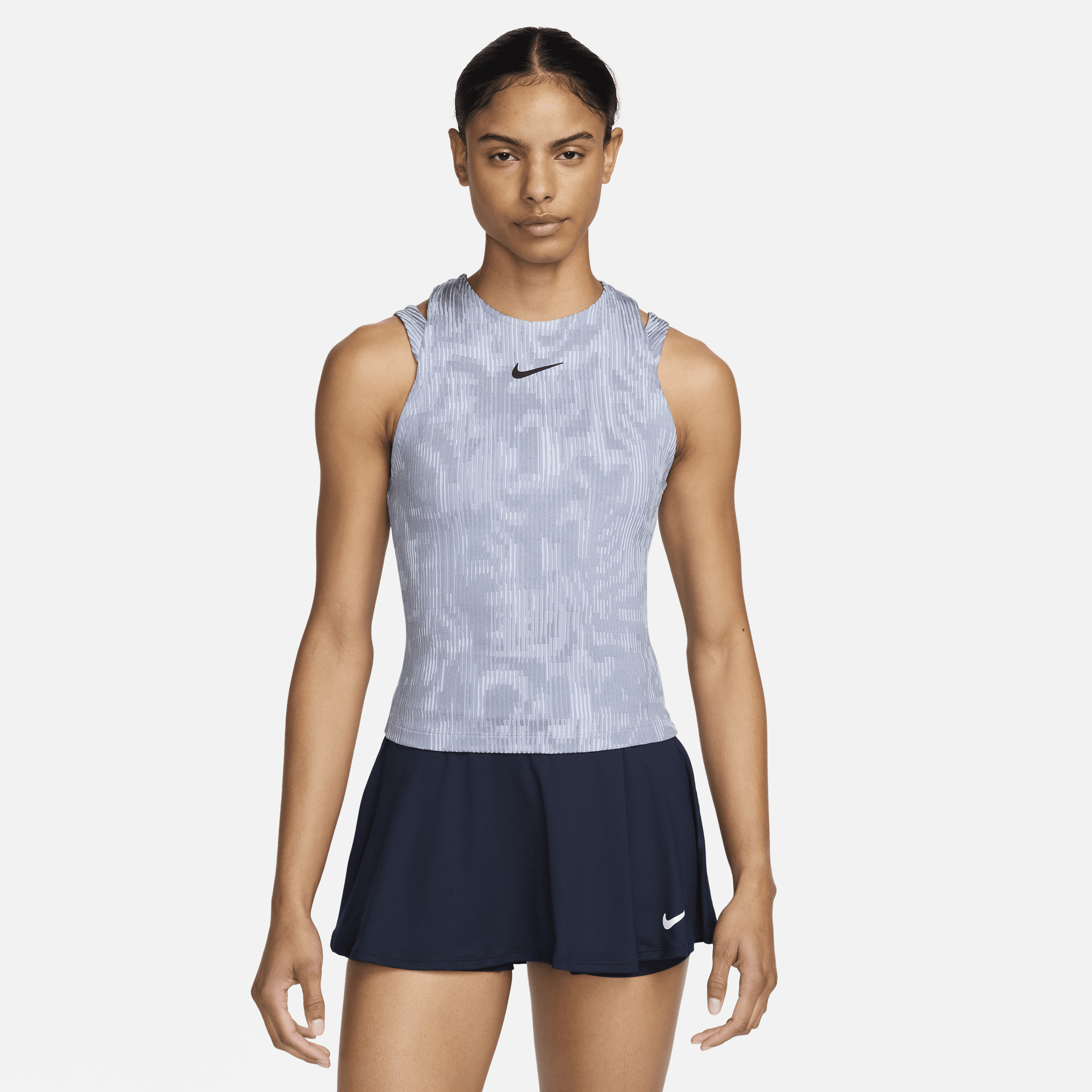 NikeCourt Slam Dri-FIT tennistanktop voor dames - Blauw