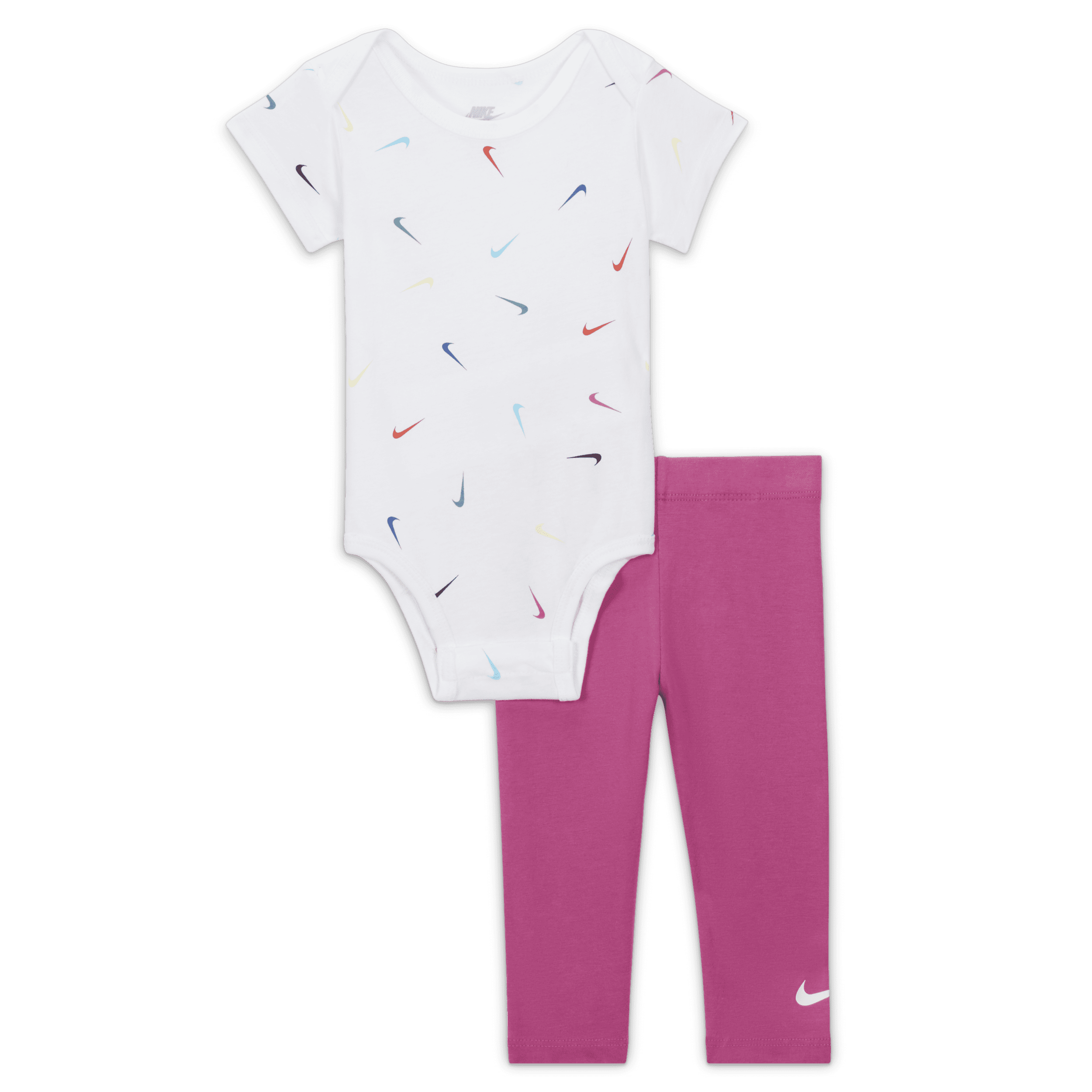 Completo Nike Printed Bodysuit and Leggings Set – Bebè (3-6 mesi) - Viola