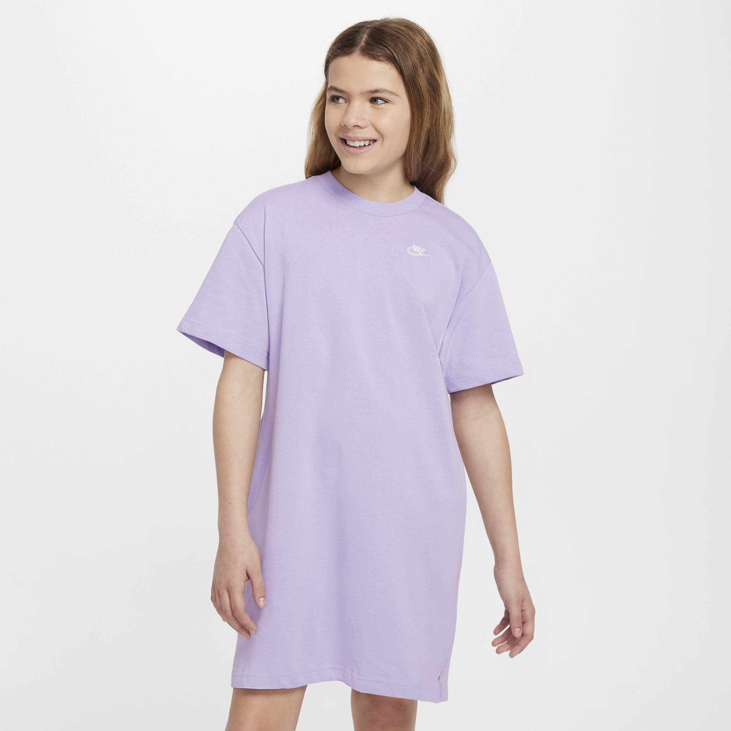 Nike Sportswear T-shirtjurk voor meisjes - Paars