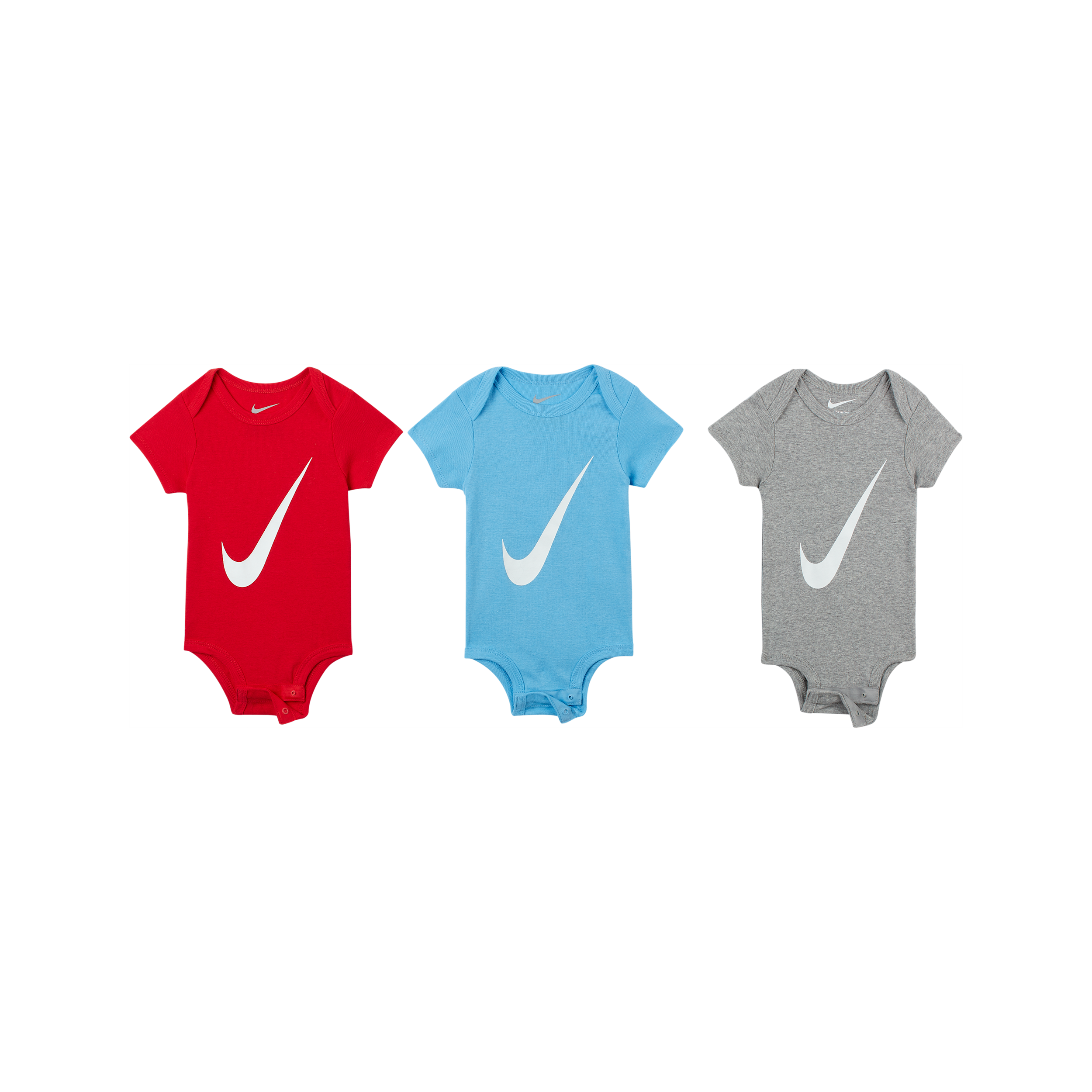 Nike Conjunto de bodies (3 unidades) - Bebé (0-6 M) - Rojo