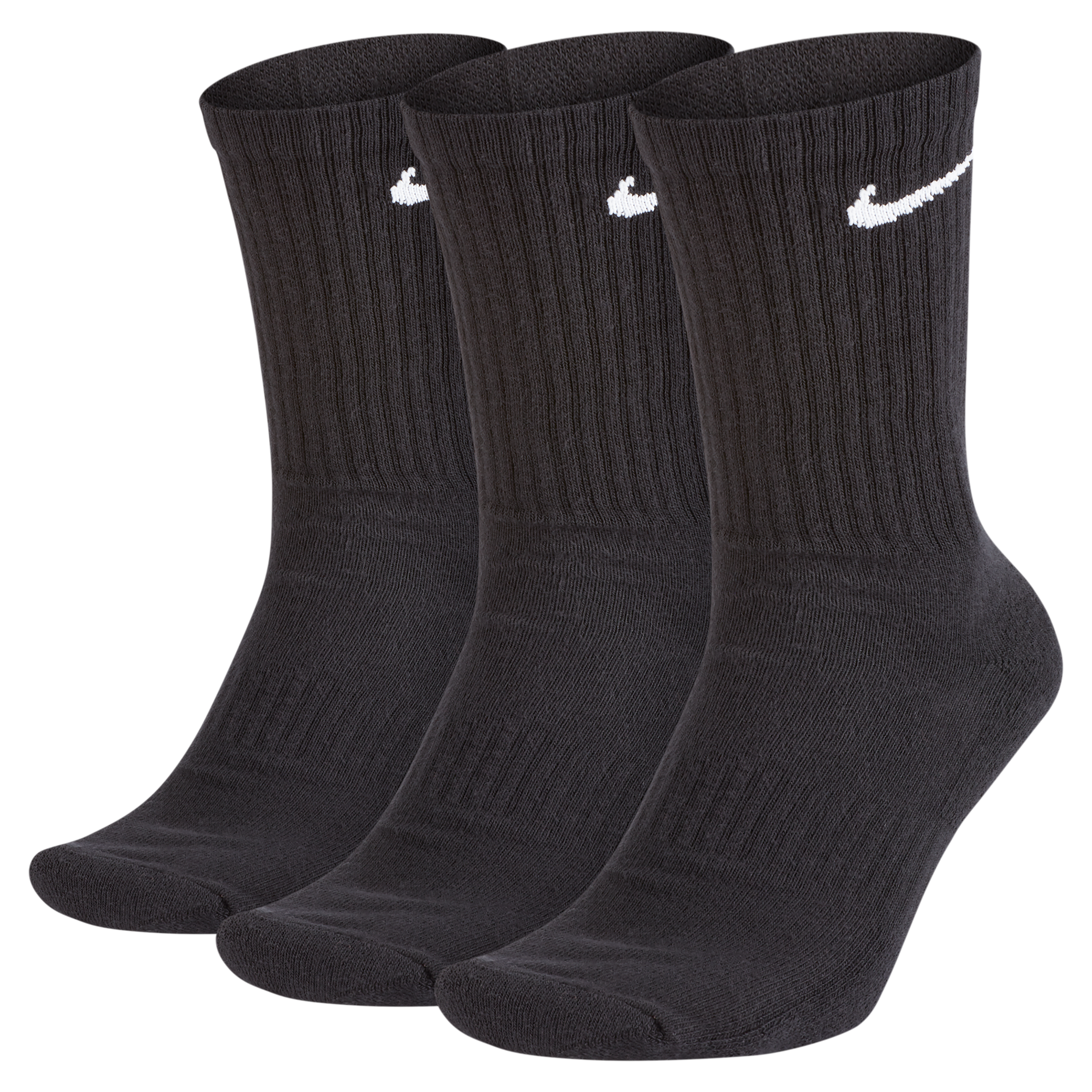 【ナイキ(NIKE)公式ストア】ナイキ エブリデイ クッションド トレーニング クルー ソックス (3足) SX7664-010 ブラック 【ナイキ(NIKE)公式ストア】ナイキ エブリデイ クッションド トレーニング クルー ソックス (3足) SX7664-010 ブラック