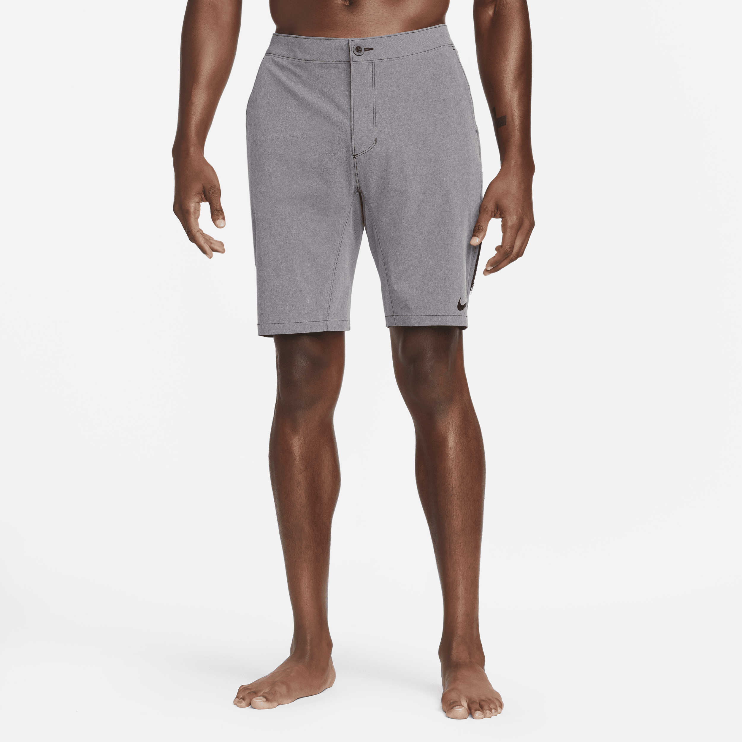 Shorts ibridi da mare 23 cm Nike Flow – Uomo - Grigio