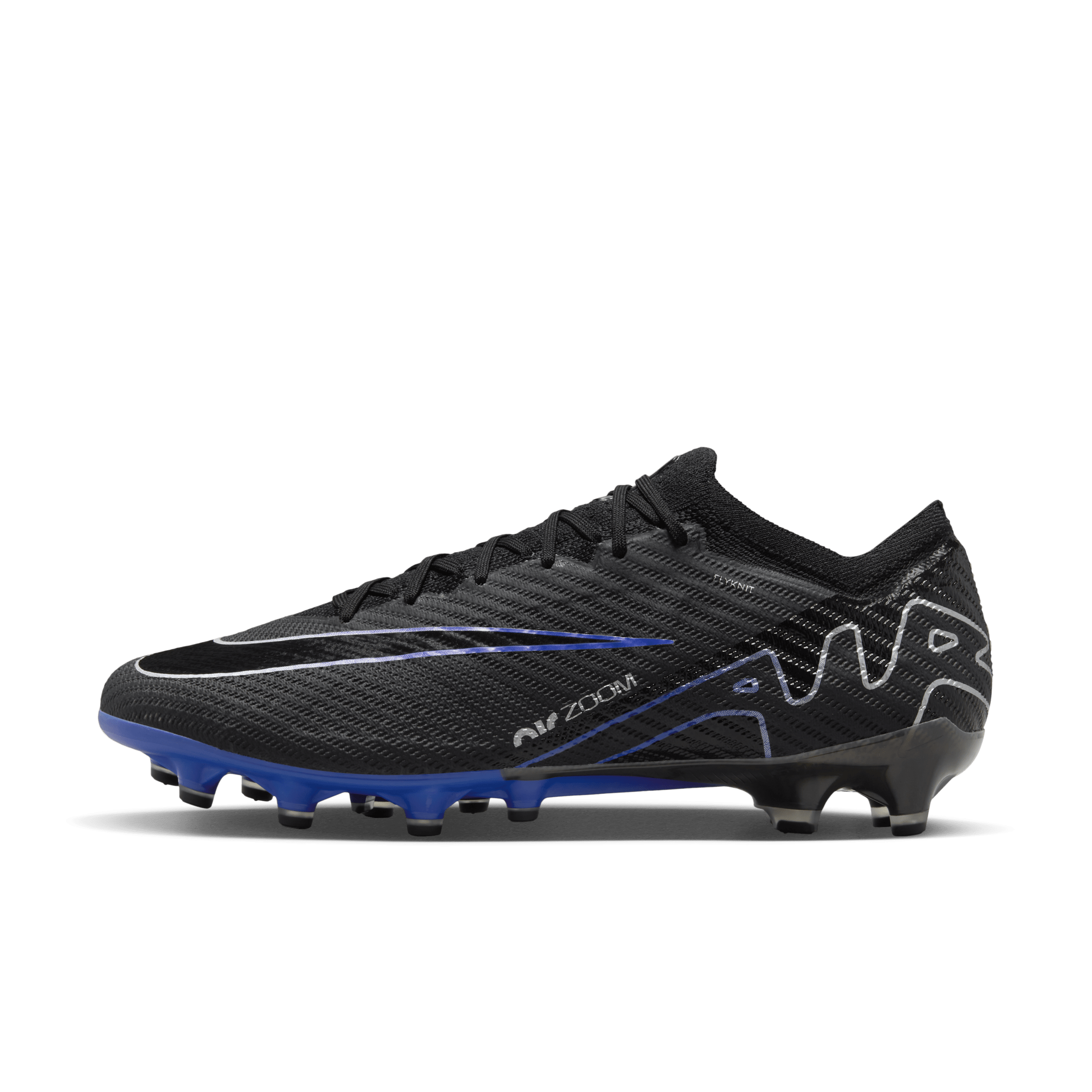 Nike Mercurial Vapor 15 Elite low-top voetbalschoen (kunstgras) - Zwart