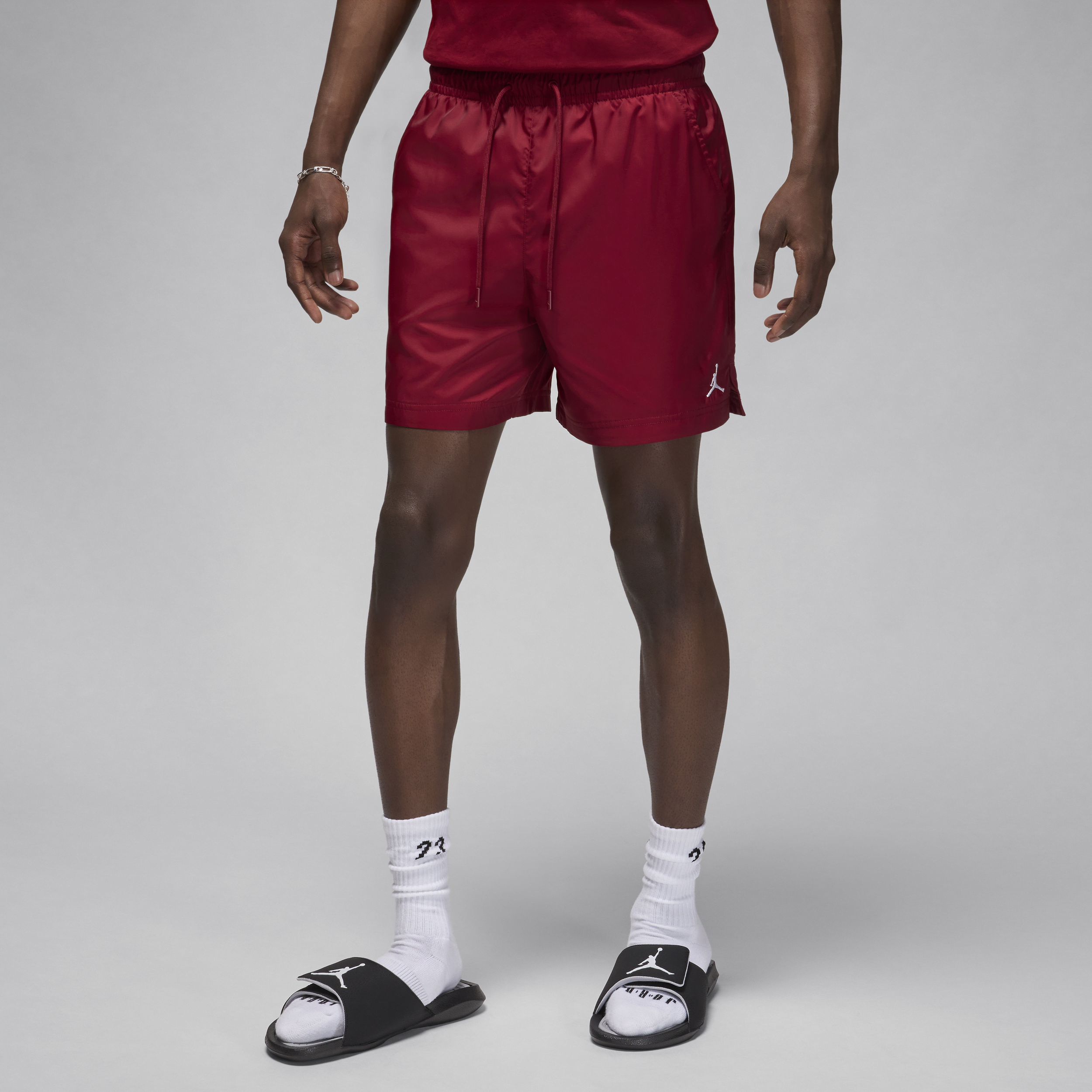 Jordan Essentials Poolside-shorts (13 cm) til mænd - rød