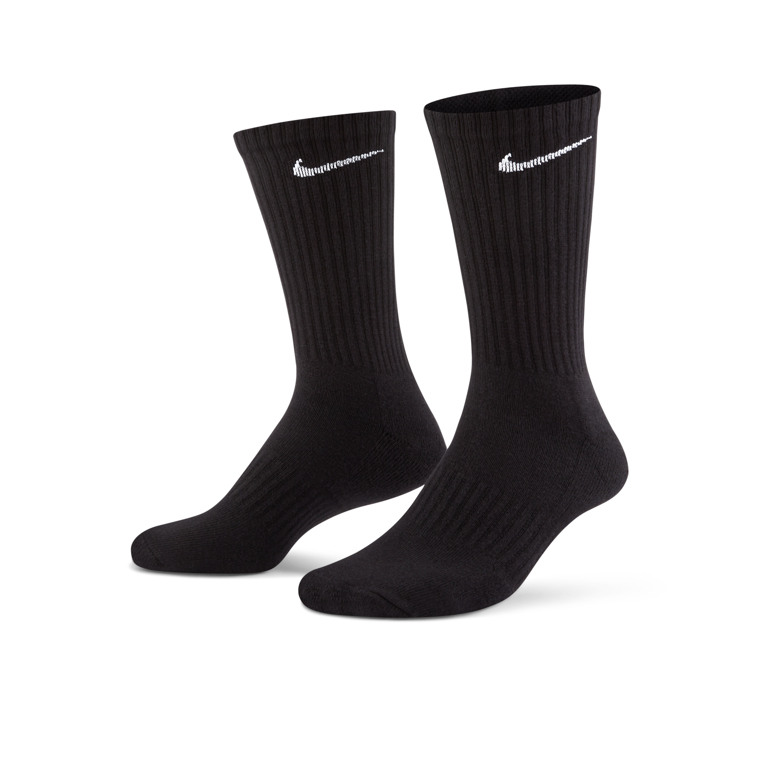 【ナイキ(NIKE)公式ストア】ナイキ エブリデイ クッションド トレーニング クルー ソックス (3足) SX7664-010 ブラック 【ナイキ(NIKE)公式ストア】ナイキ エブリデイ クッションド トレーニング クルー ソックス (3足) SX7664-010 ブラック