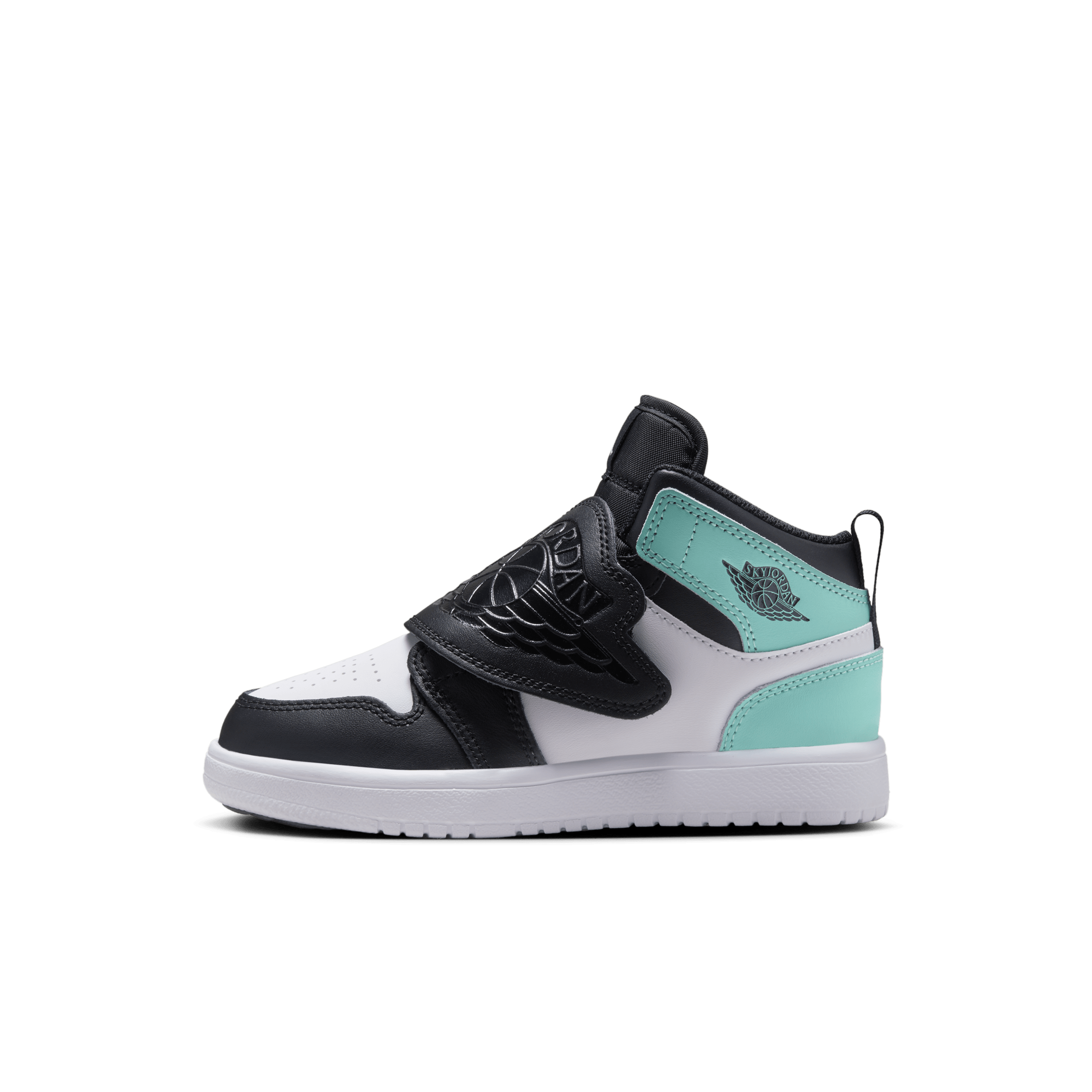 Nike Sky Jordan 1-sko til små børn - sort