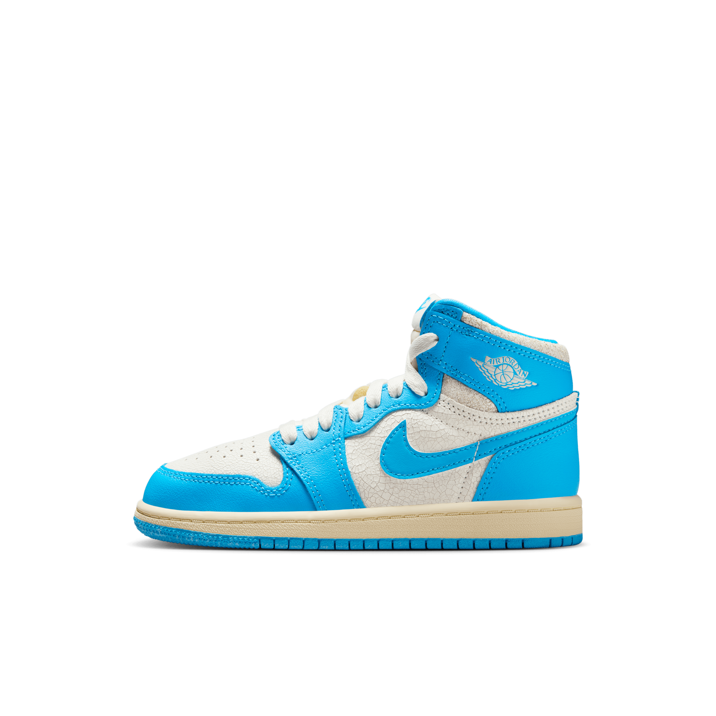 【ナイキ(NIKE)公式ストア】ジョーダン 1 レトロ HIGH OG "UNC Reimagined" リトルキッズシューズ FD1412-402 ブルー 【ナイキ(NIKE)公式ストア】ジョーダン 1 レトロ HIGH OG "UNC Reimagined" リトルキッズシューズ FD1412-402 ブルー